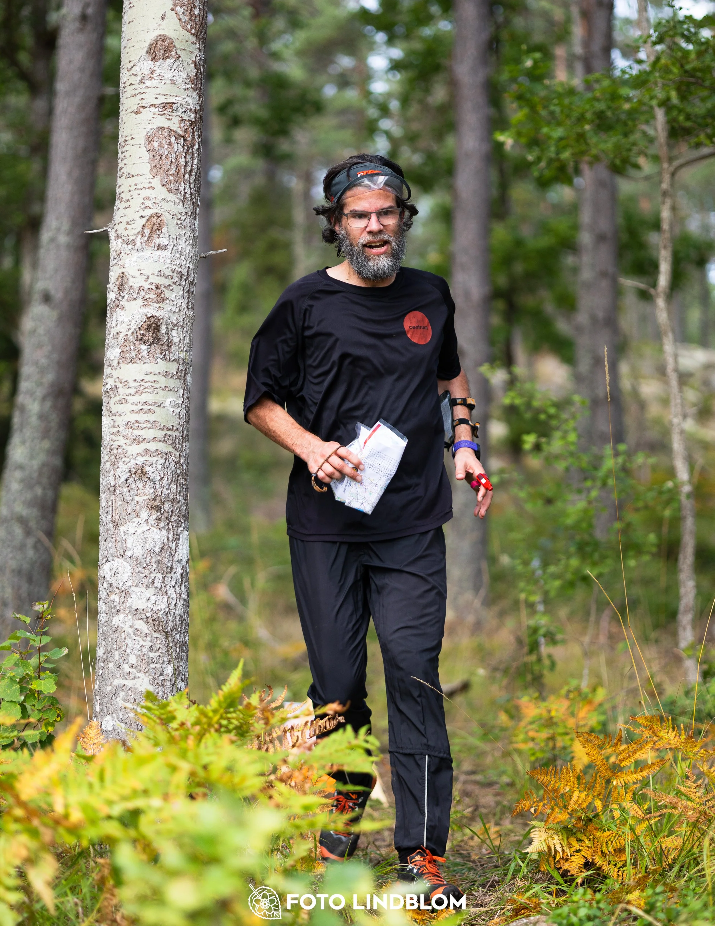 A picture from the Stockholm district championship in middle distance orienteering taken by Foto Lindblom