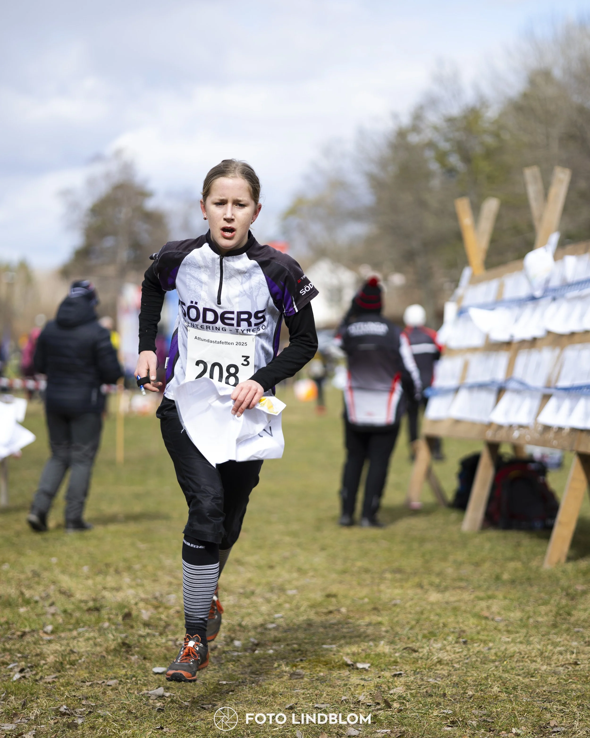 A picture from the orienteering relay competition "Attundastafetten"