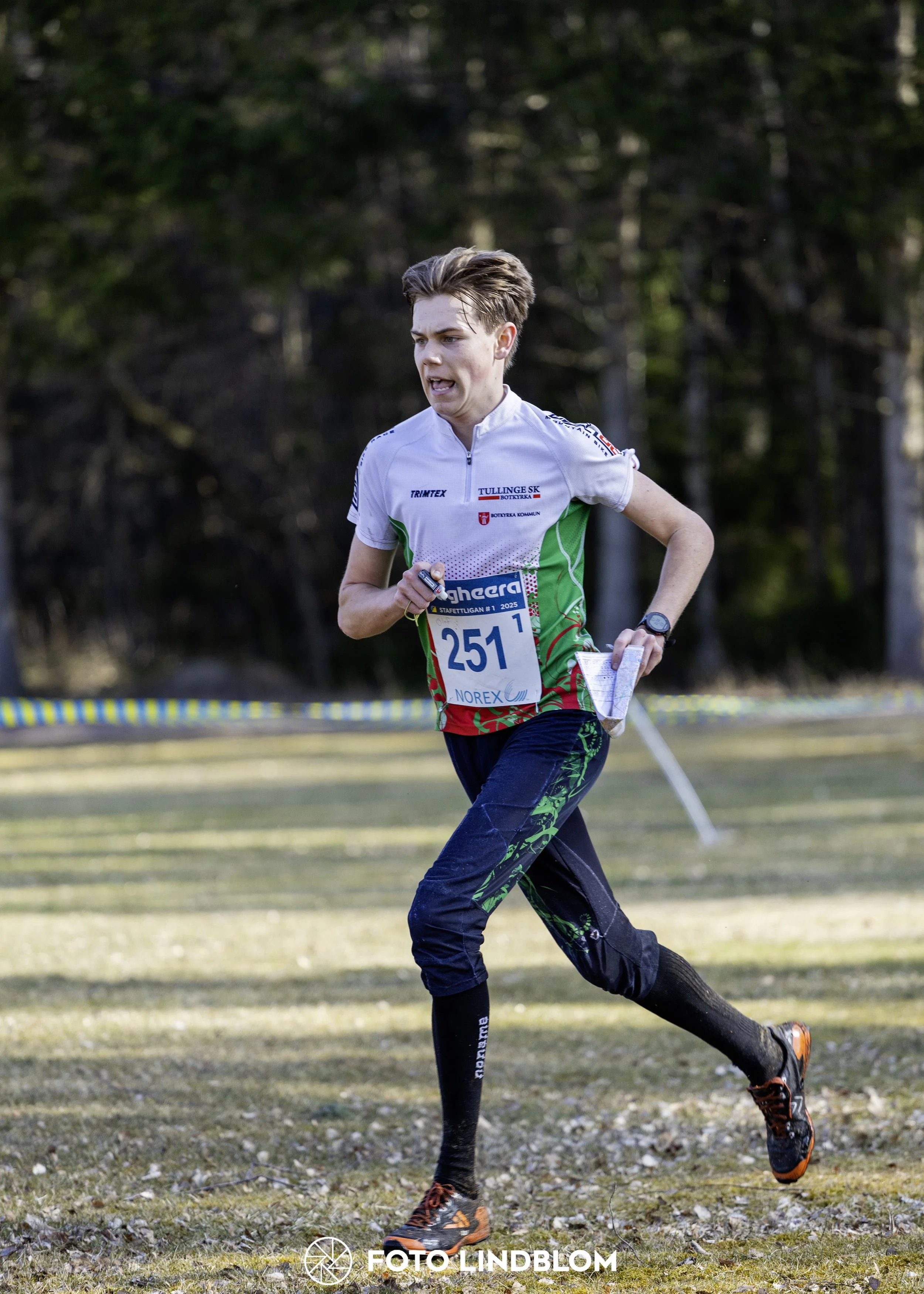 A picture from the orienteering relay competition "Måsen Staffeten"
