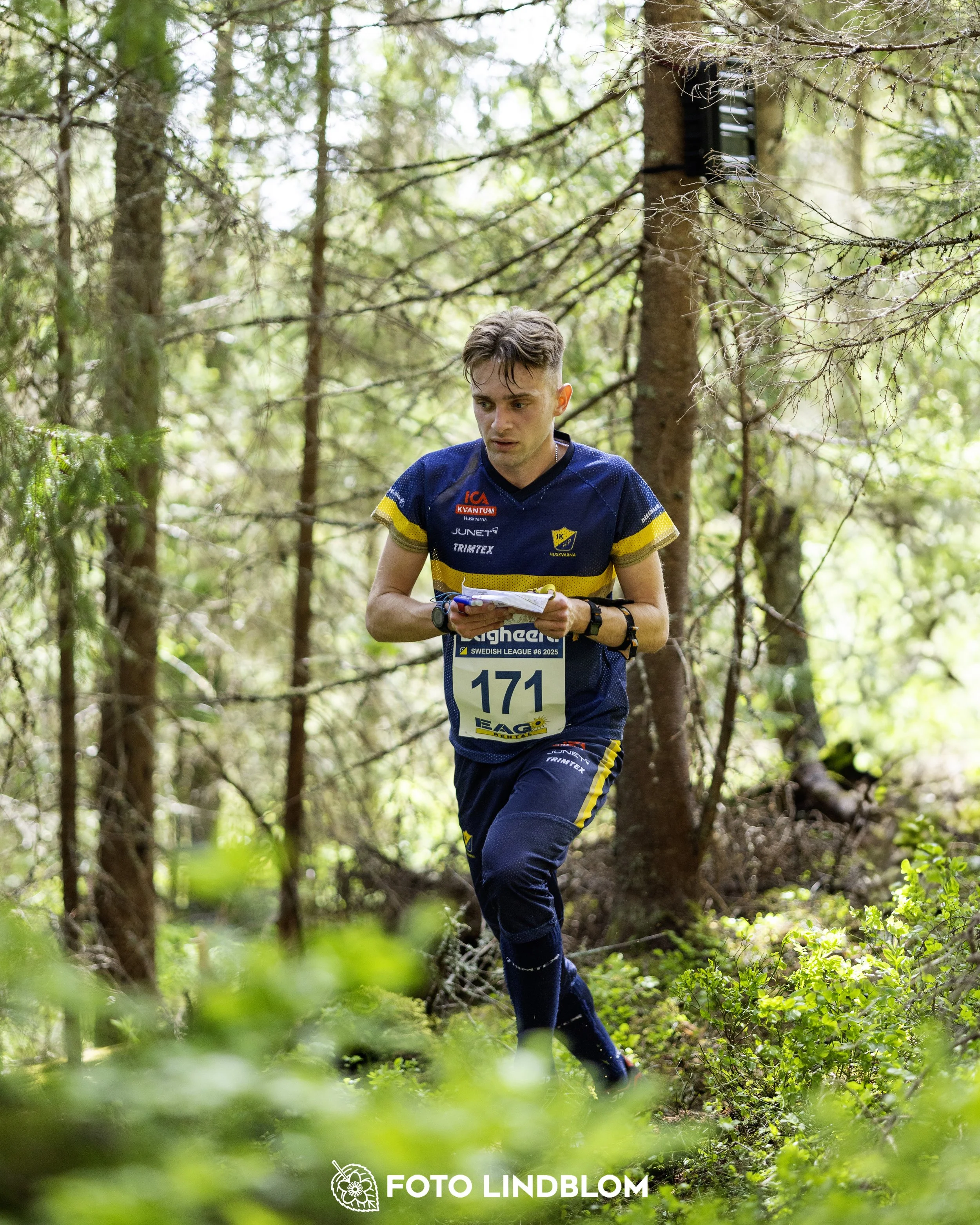 A picture from the seventh stage of the Swedish League orienteering competition