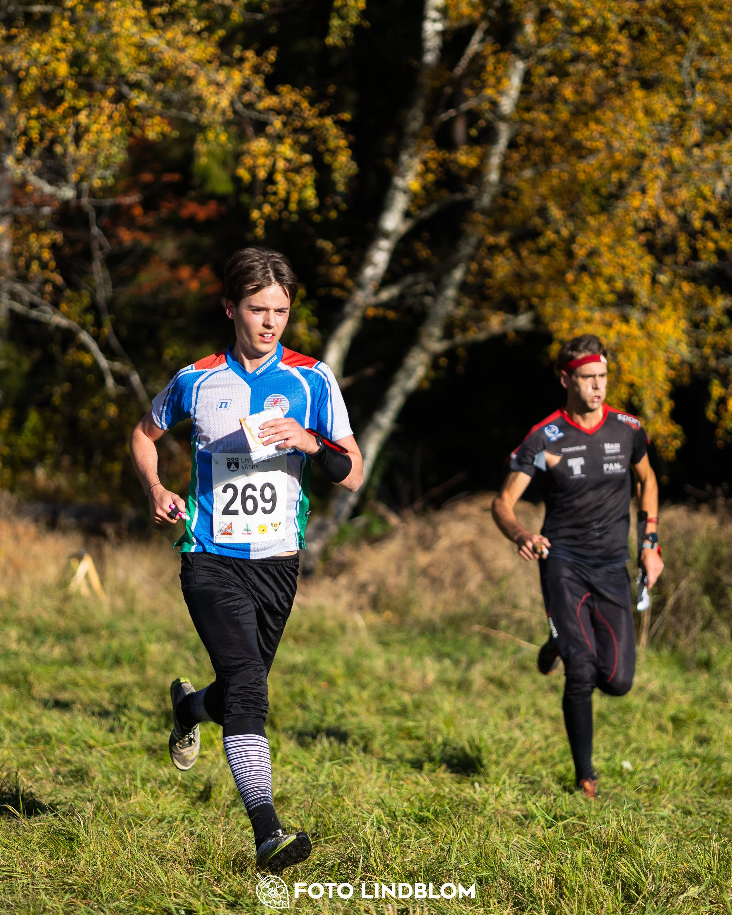 A picture from the 25-Manna orienteering event taken by Foto Lindblom