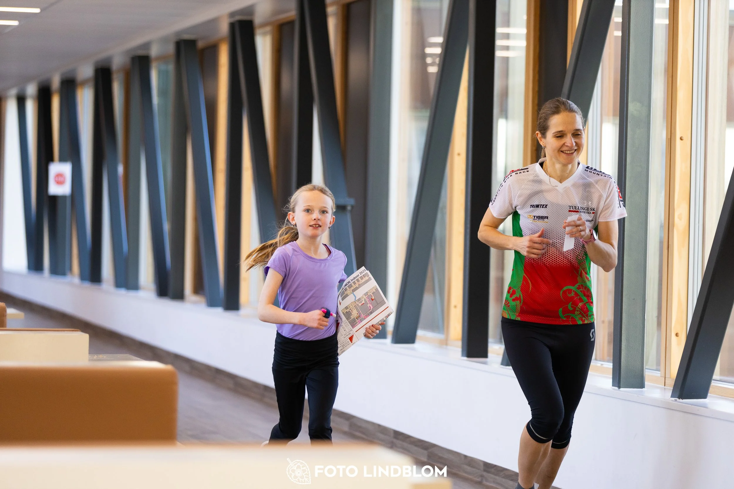 A picture from the indoor orienteering event TMOK Indoor taken by Foto Lindblom