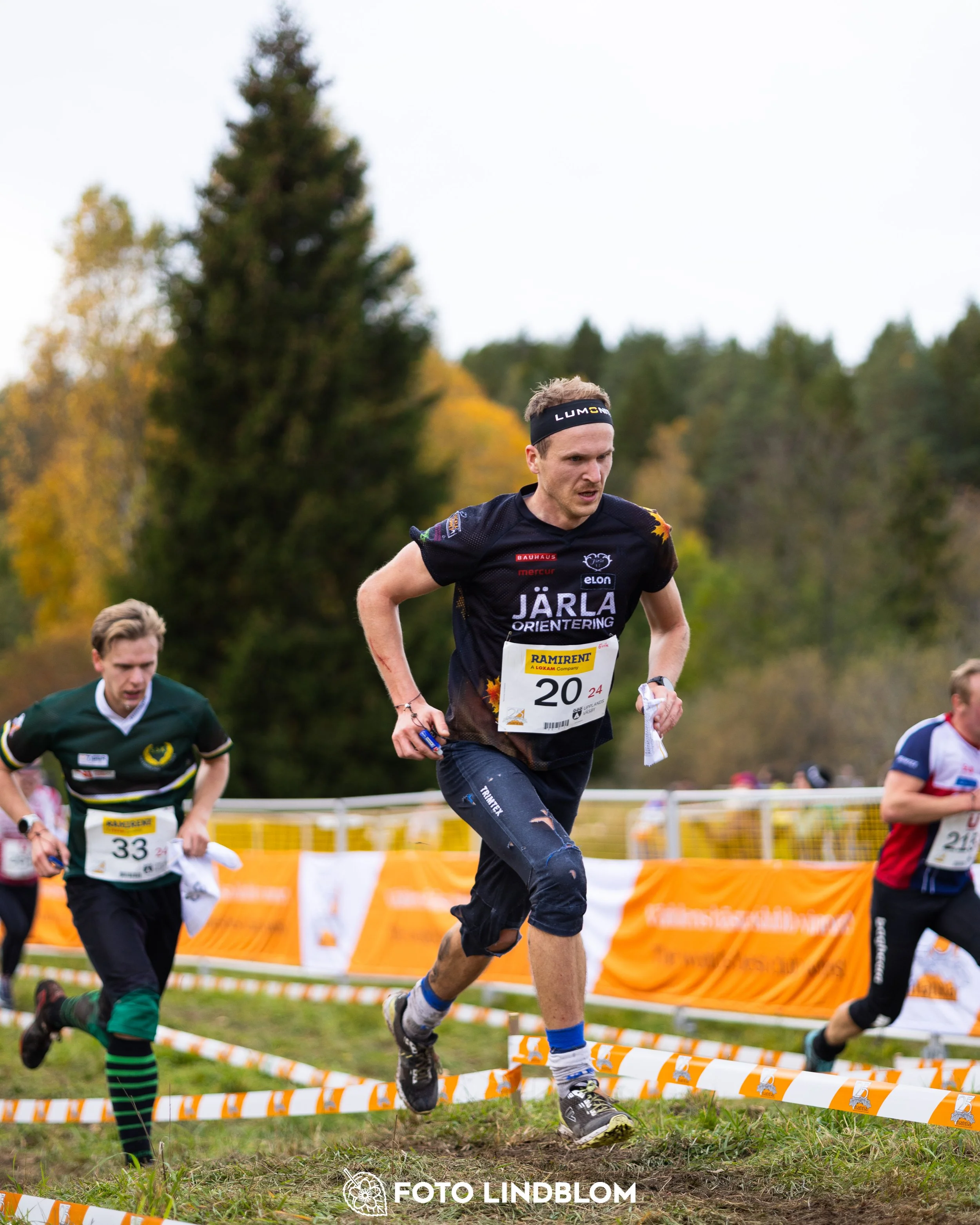 A picture from the 25-Manna orienteering event taken by Foto Lindblom