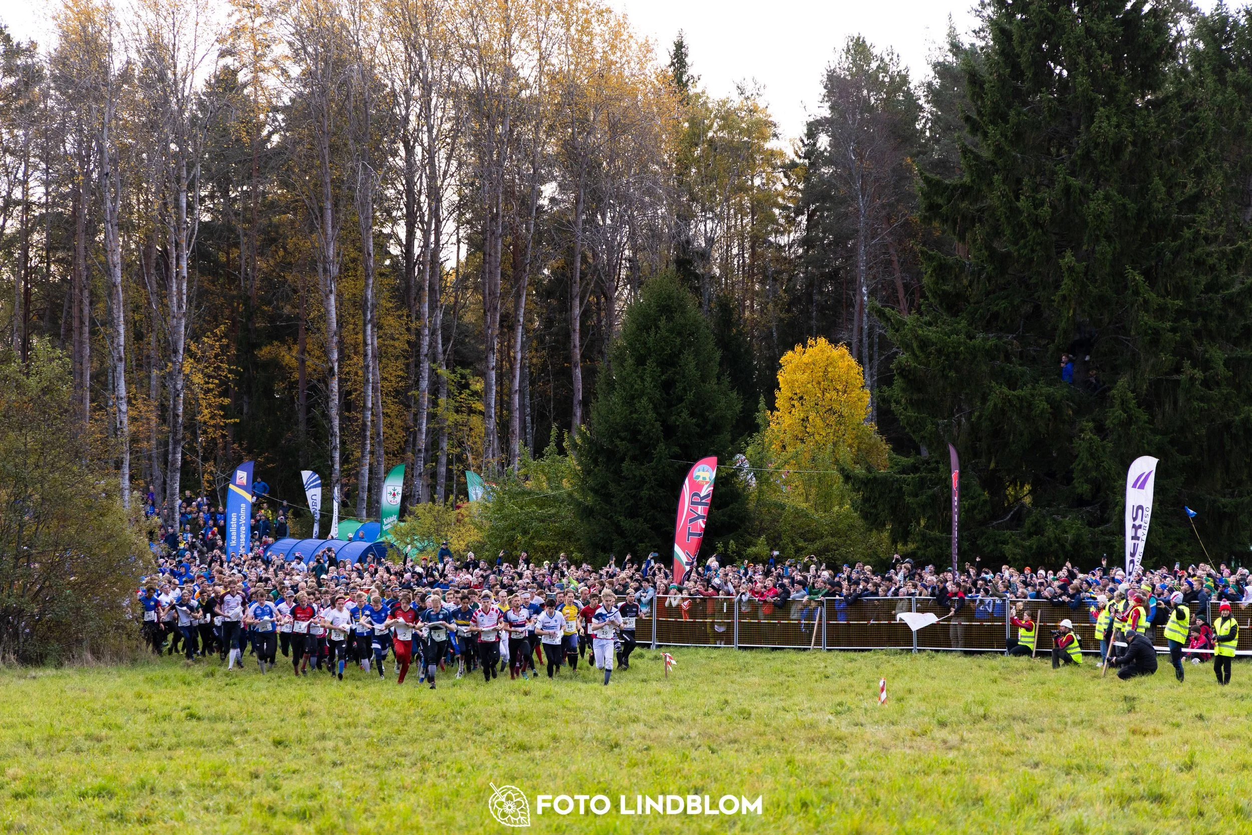 A picture from the 25-Manna orienteering event taken by Foto Lindblom