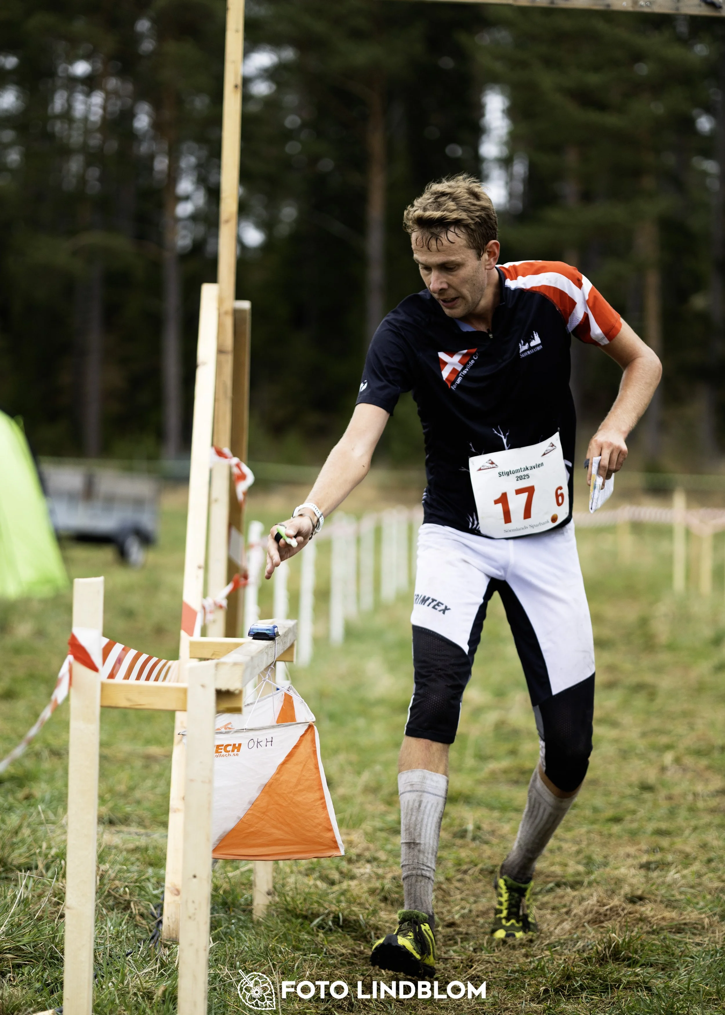 A picture from the orienteering relay competition "Stigtomtakavlen"