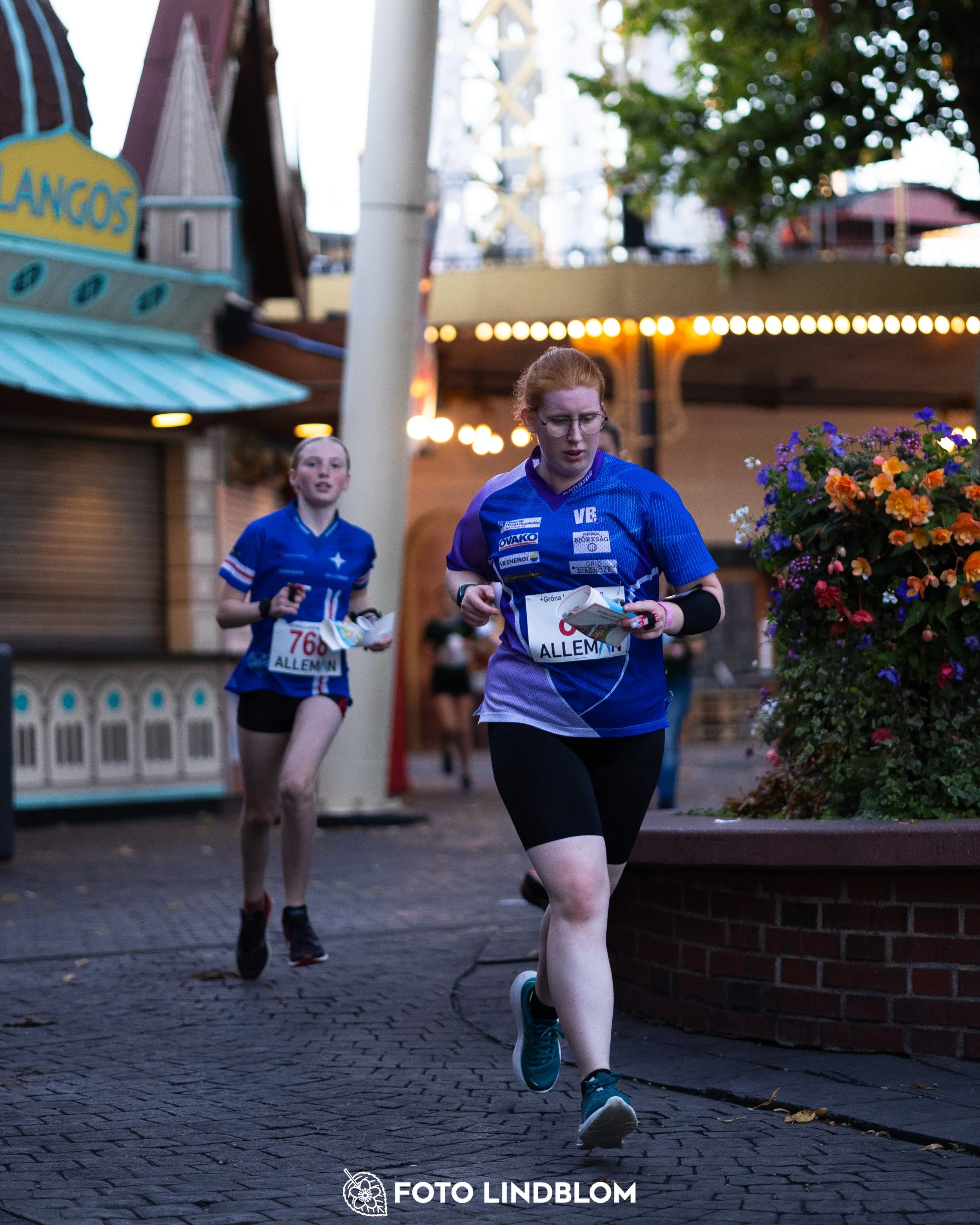A picture from the orienteering event called Gröna Lund Sprinten taken by Foto Lindblom
