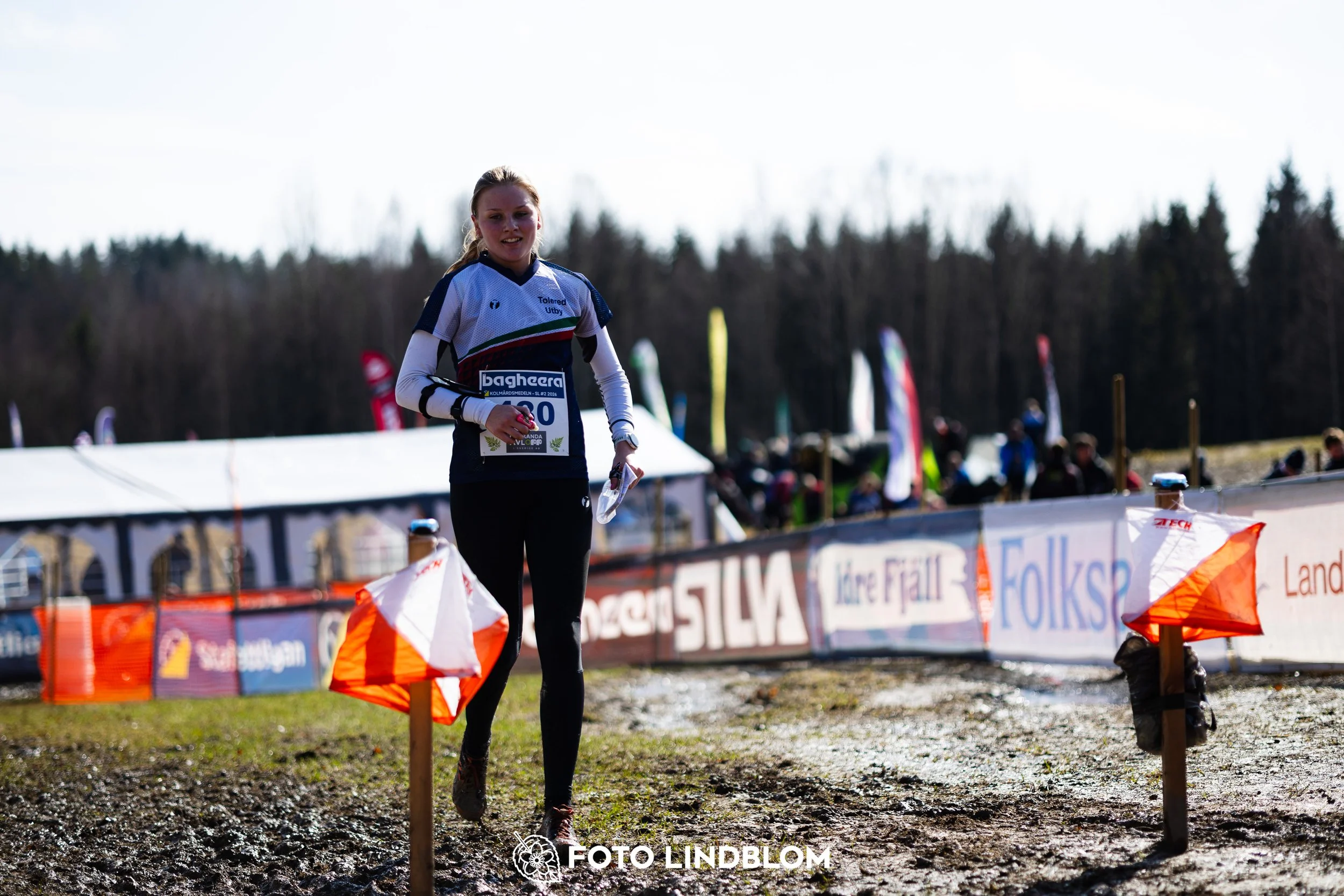 A photo from an orienteering race in Kolmården during the Swedish League spring season 2026, captured by Foto Lindblom.