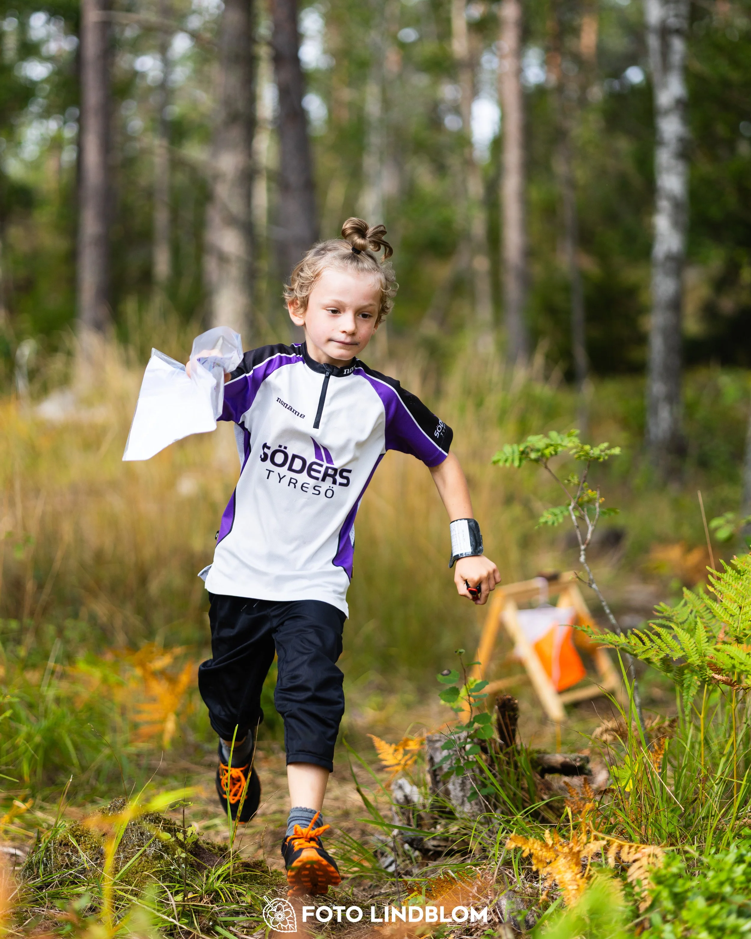 A picture from the Stockholm district championship in middle distance orienteering taken by Foto Lindblom