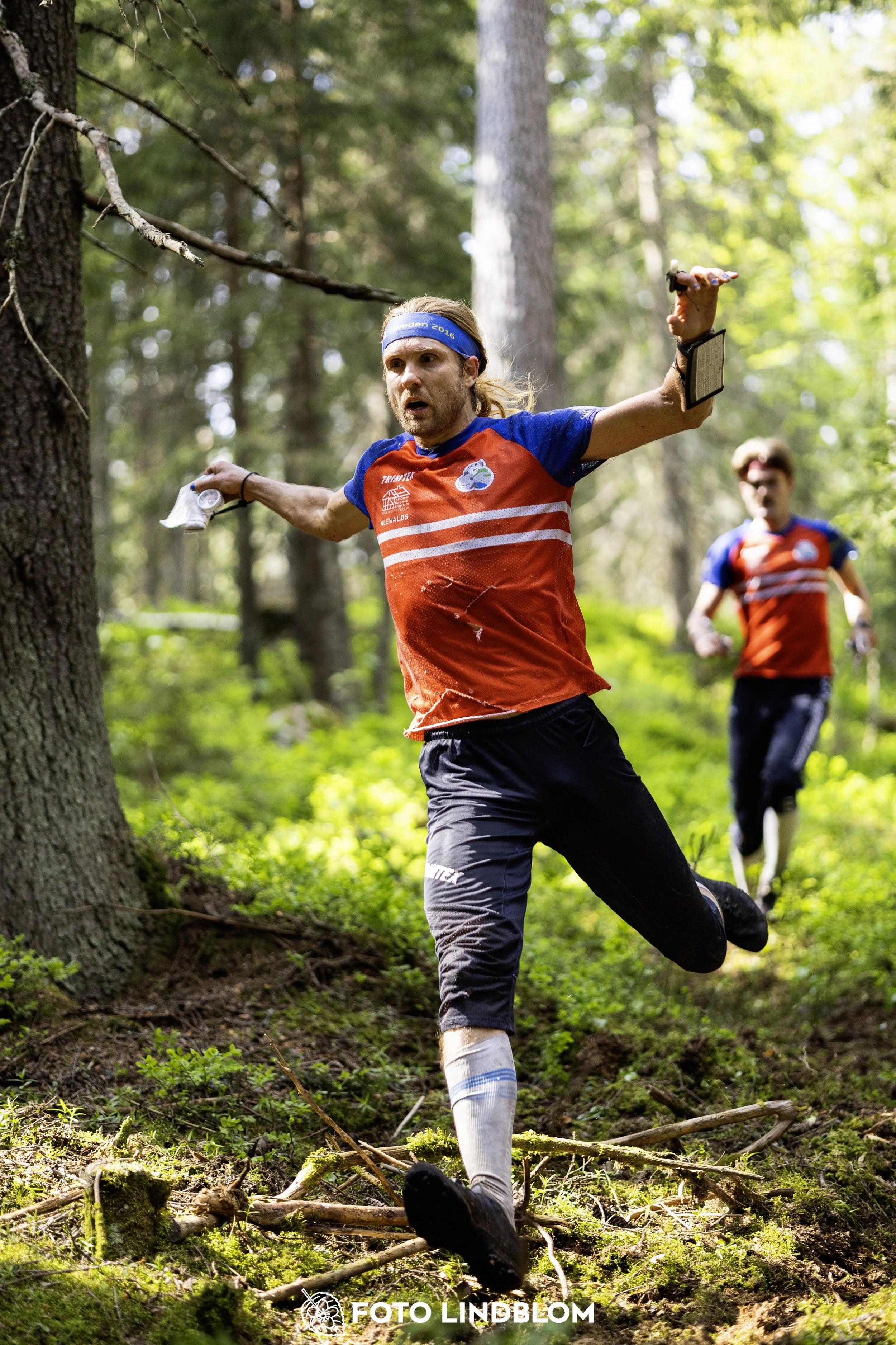 A picture from the seventh stage of the Swedish League orienteering competition