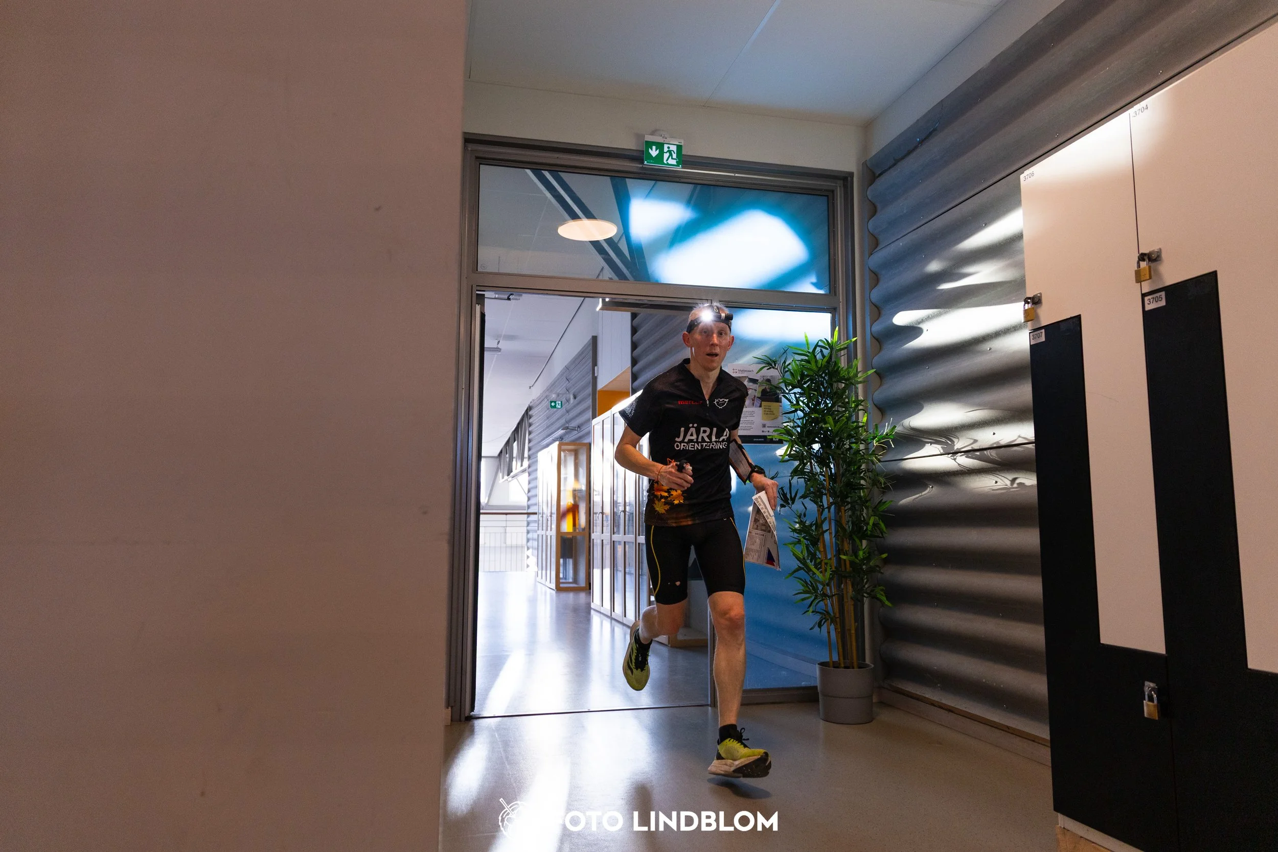 A picture from the indoor orienteering event TMOK Indoor taken by Foto Lindblom