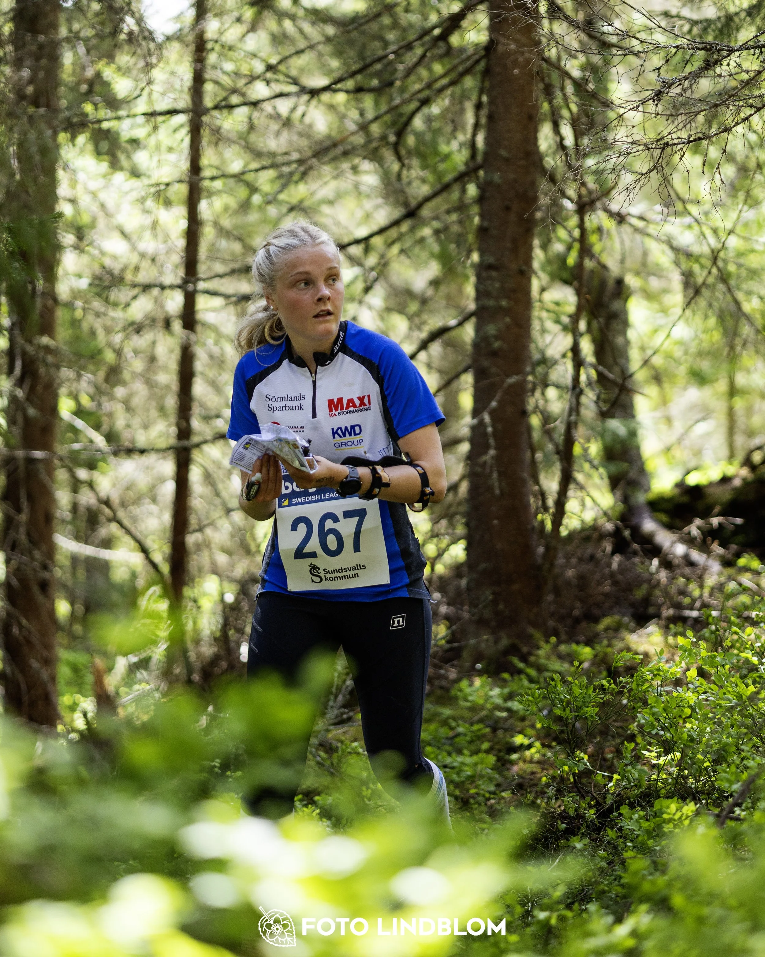 A picture from the seventh stage of the Swedish League orienteering competition