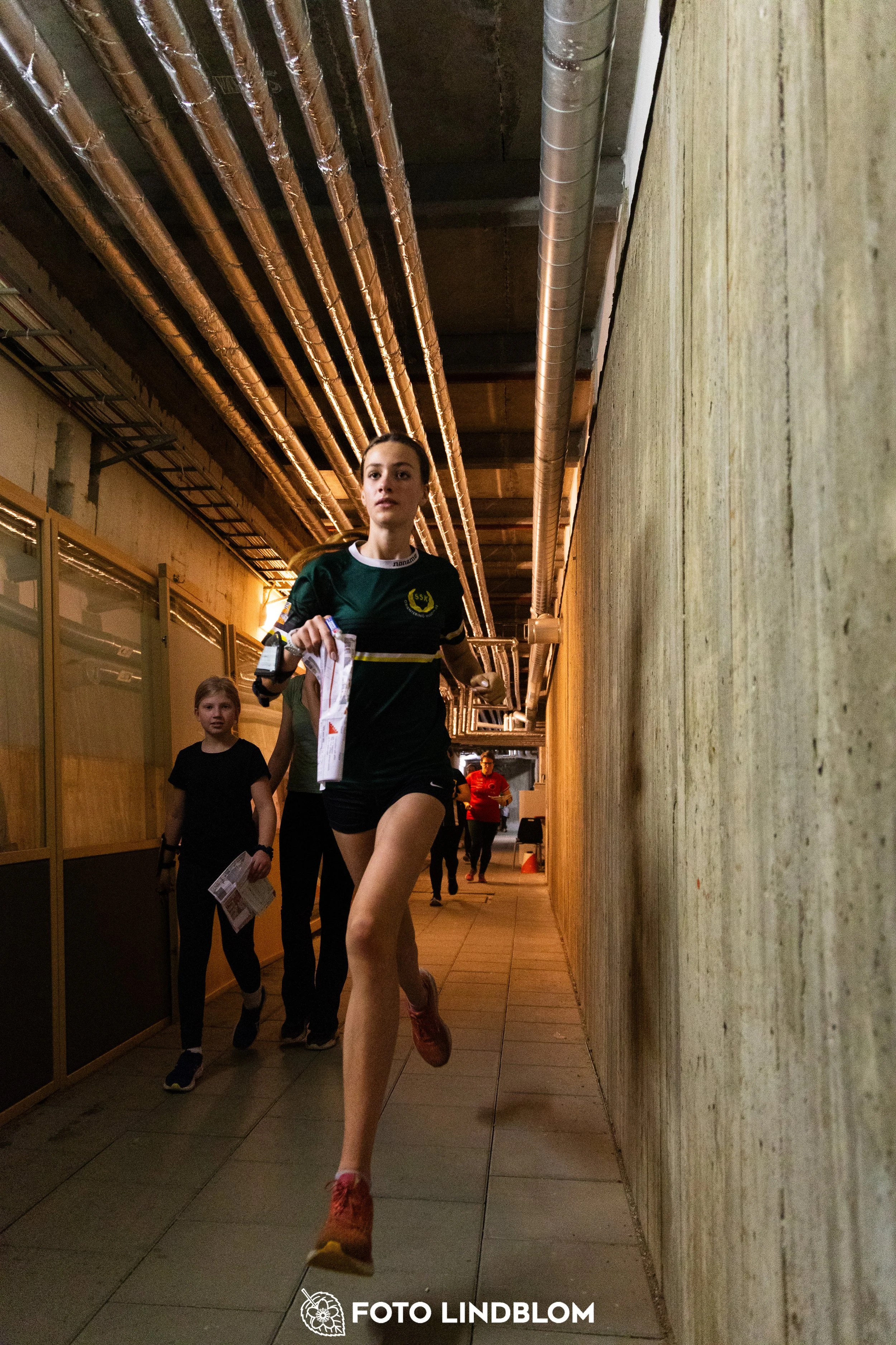 A picture from the indoor orienteering event TMOK Indoor taken by Foto Lindblom