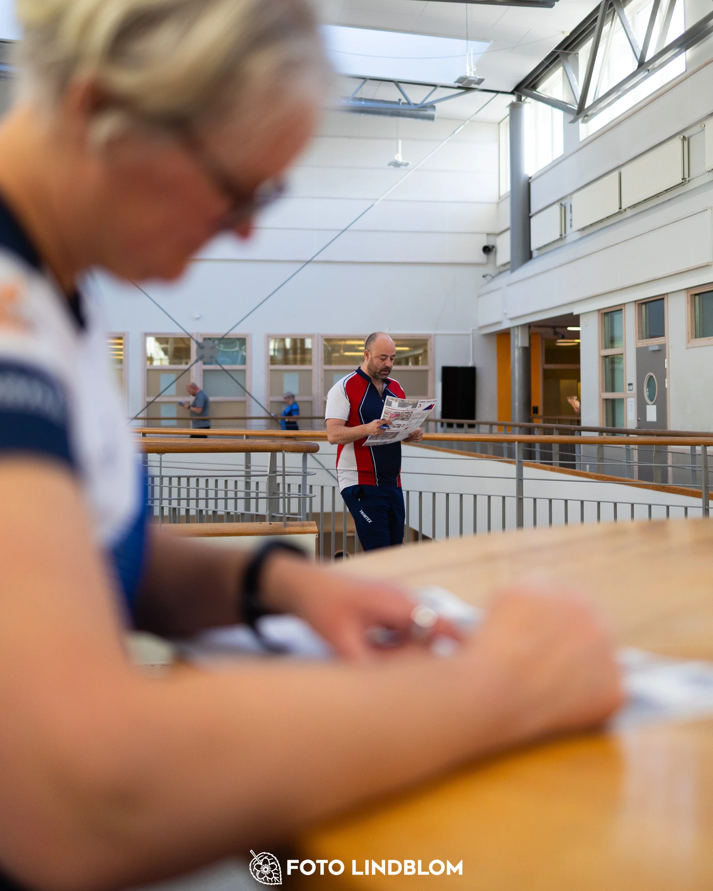 A picture from the indoor orienteering event TMOK Indoor taken by Foto Lindblom