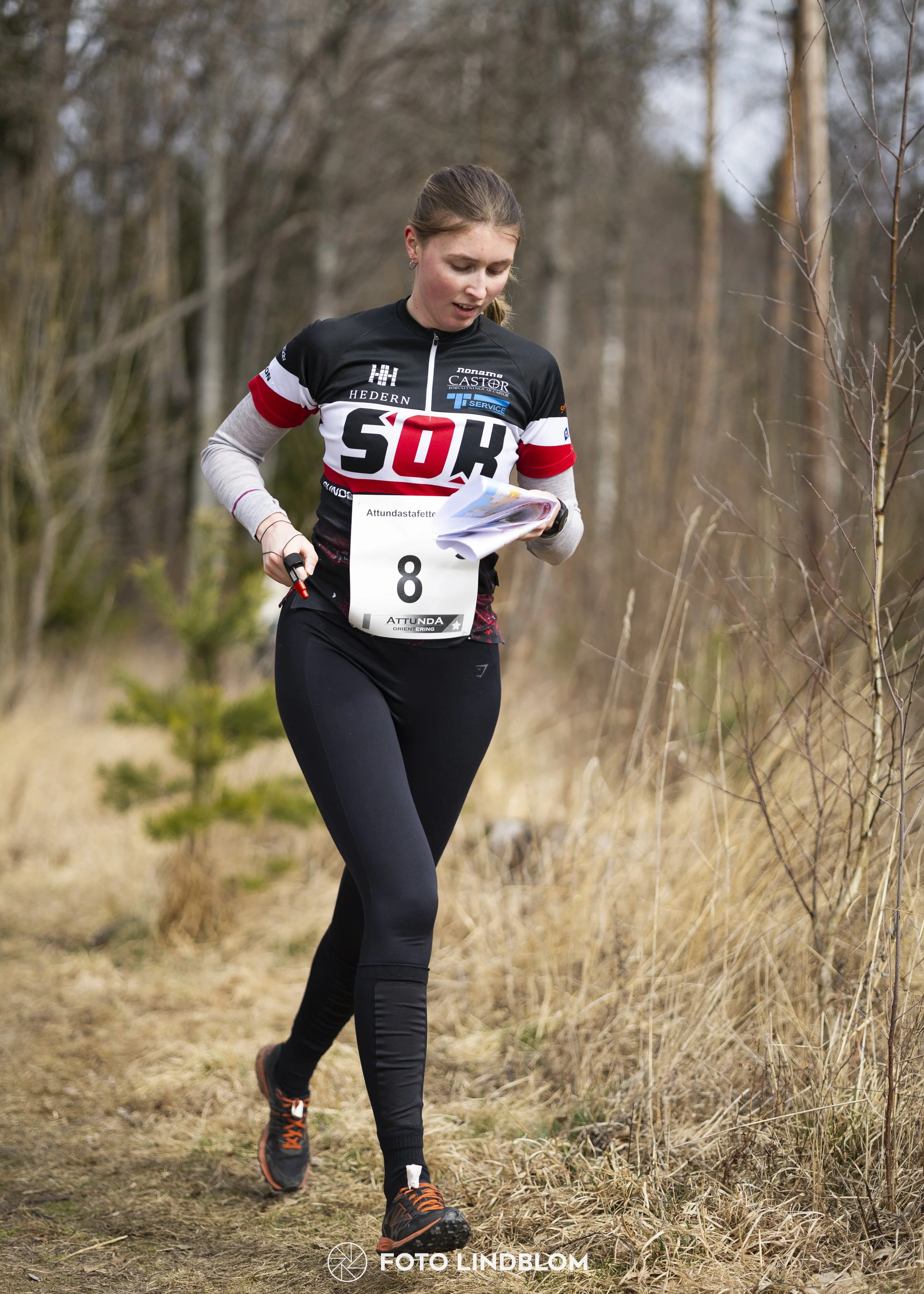 A picture from the orienteering relay competition "Attundastafetten"