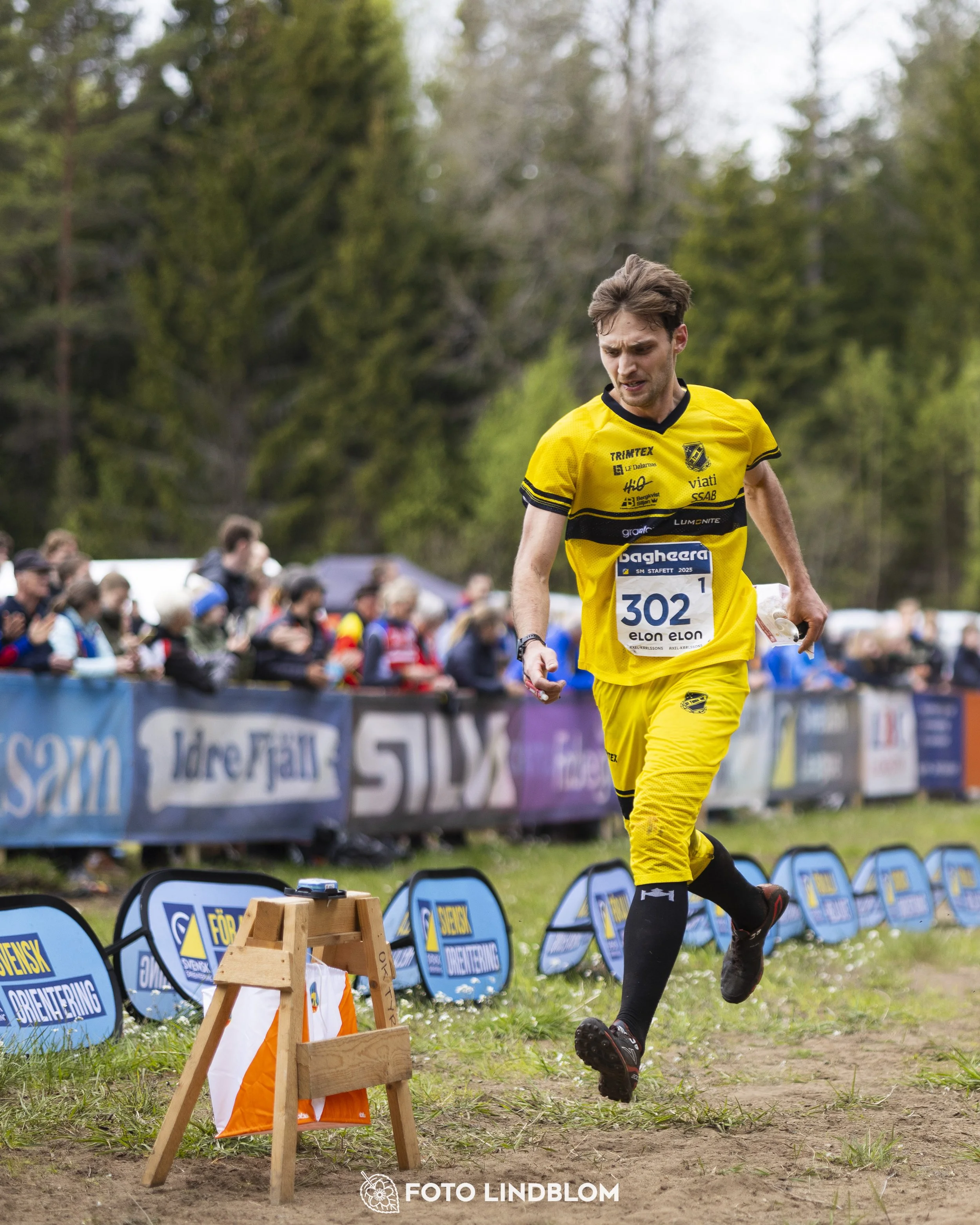 A picture from the Swedish national championship in relay orienteering