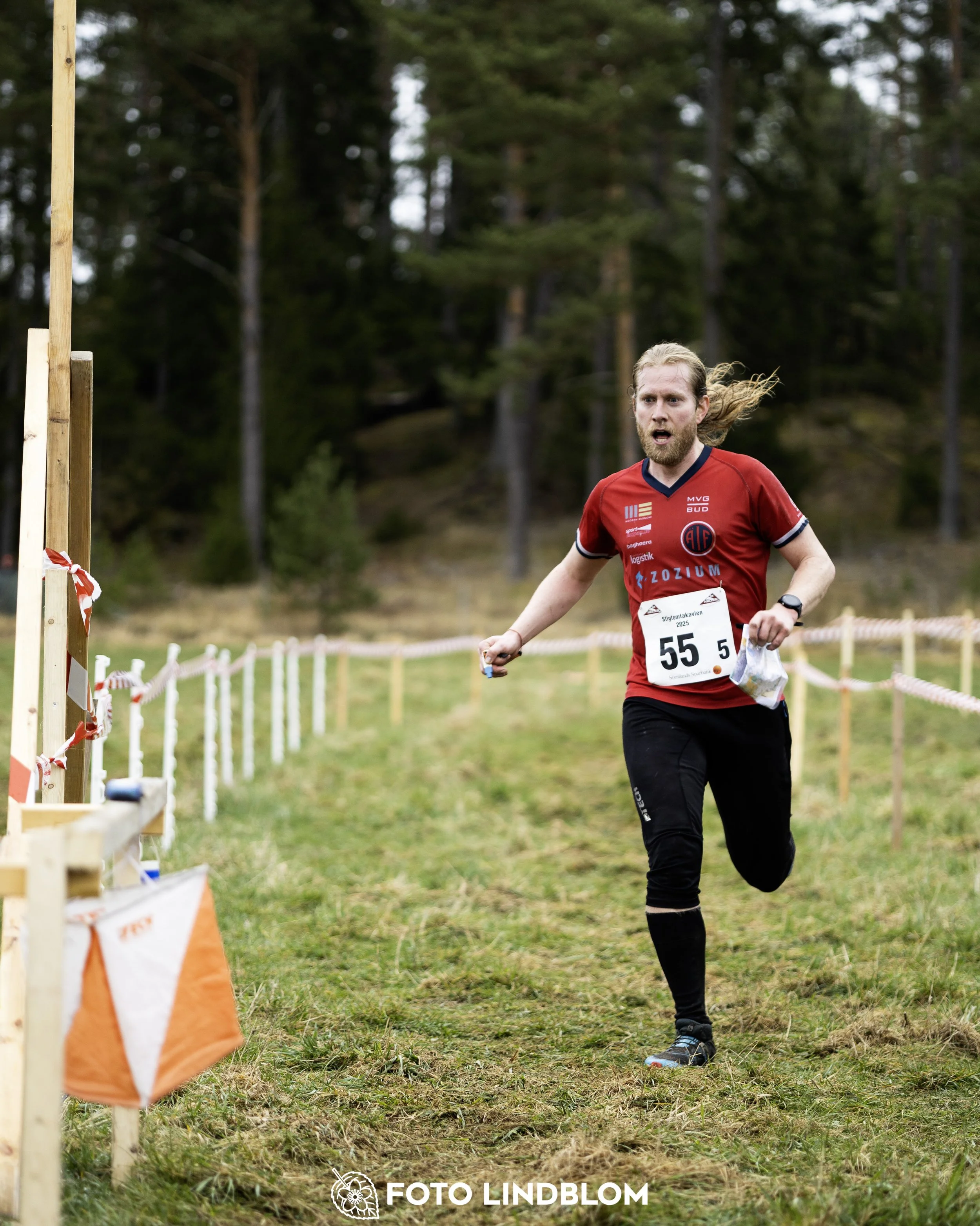 A picture from the orienteering relay competition "Stigtomtakavlen"
