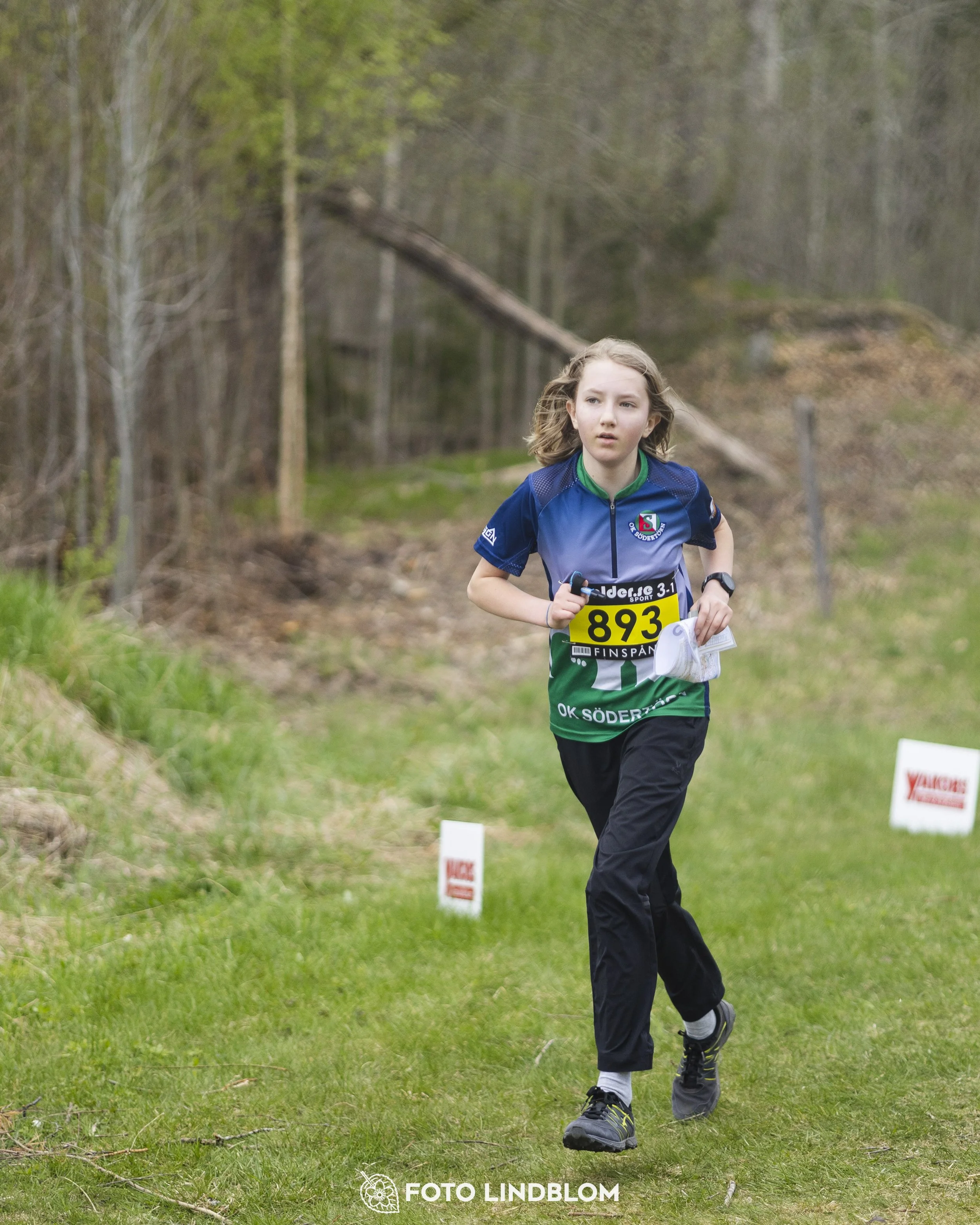 A picture from the youth relay at 10-Mila orienteering competition