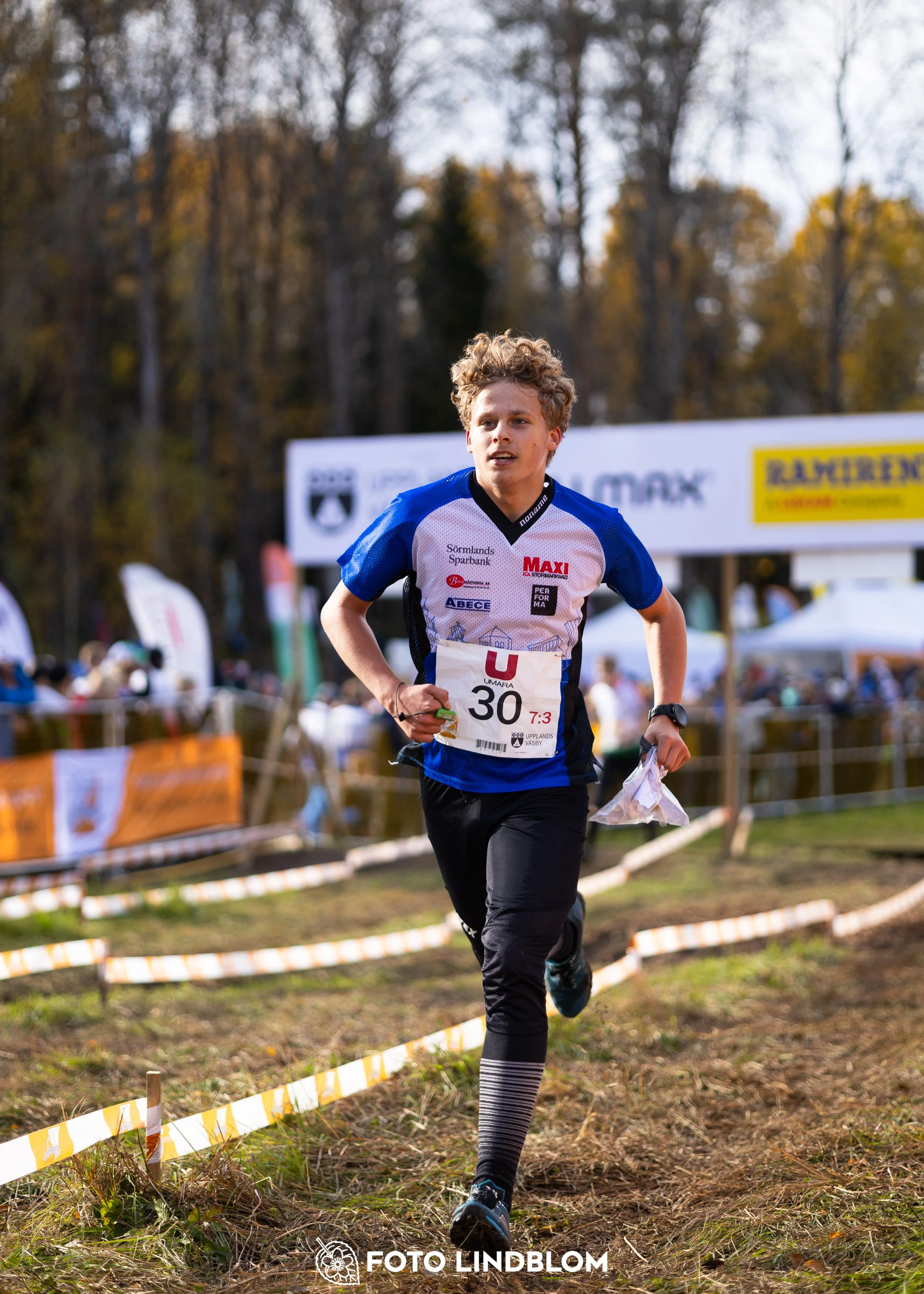 A picture from the 25-Manna orienteering event taken by Foto Lindblom