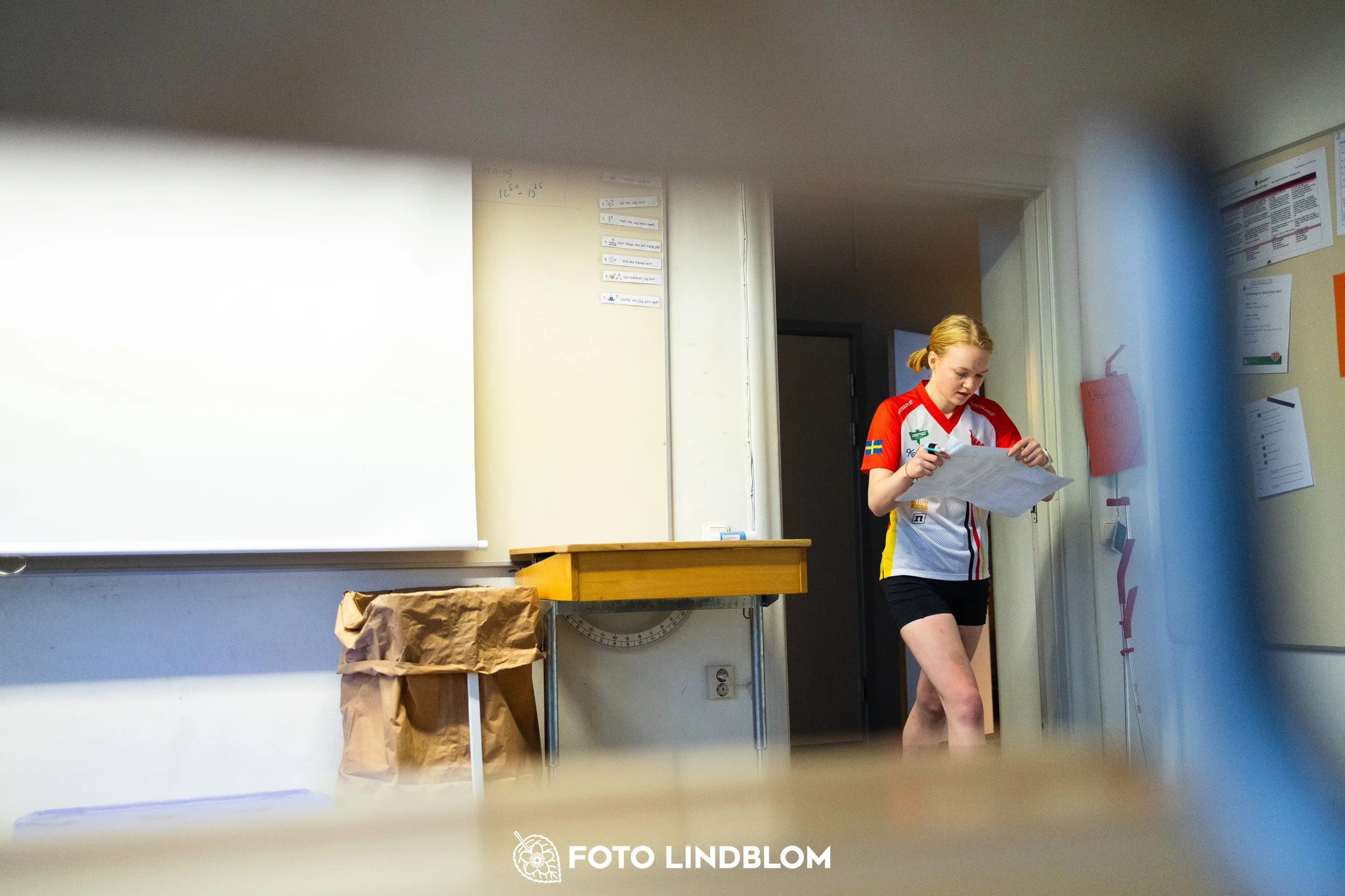 A picture from the indoor orienteering event Viken Indoor taken by Foto Lindblom