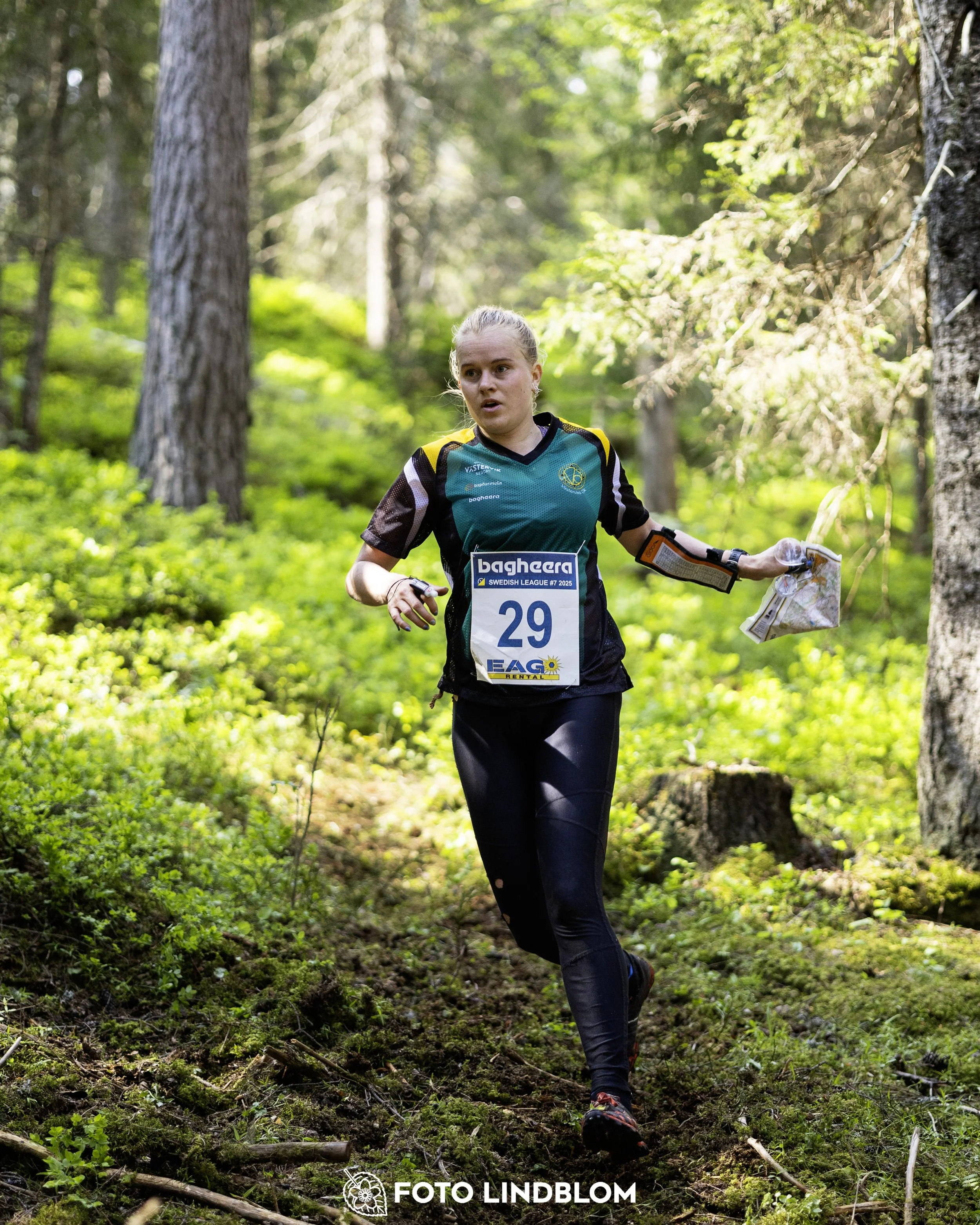 A picture from the seventh stage of the Swedish League orienteering competition