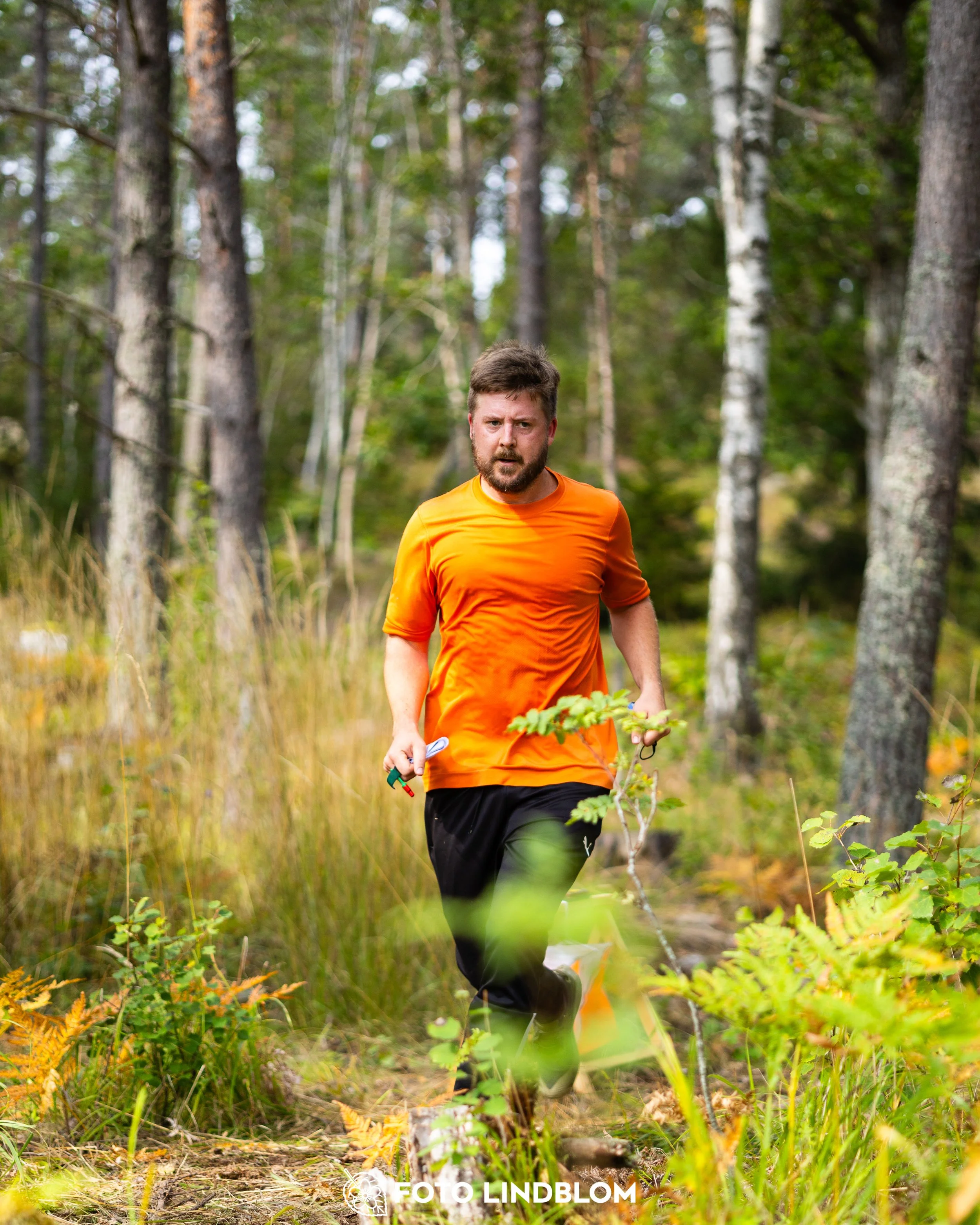 A picture from the Stockholm district championship in middle distance orienteering taken by Foto Lindblom