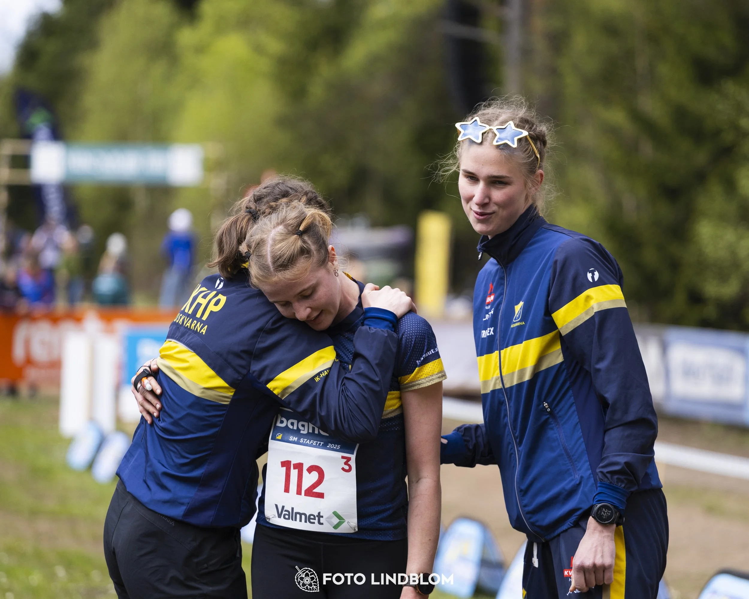 A picture from the Swedish national championship in relay orienteering