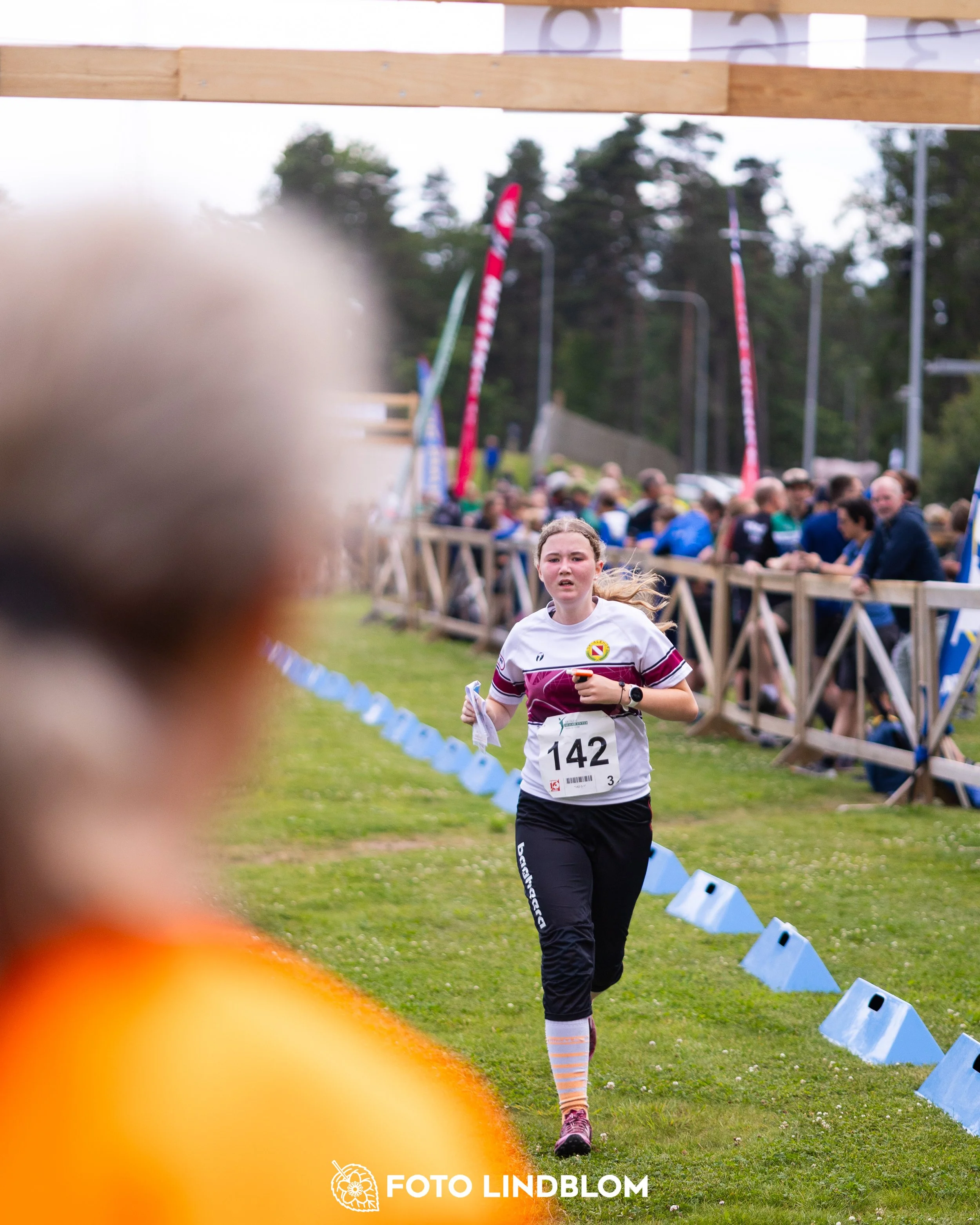 A picture from the youth 10 mila orienteering competition taken by Foto Lindblom