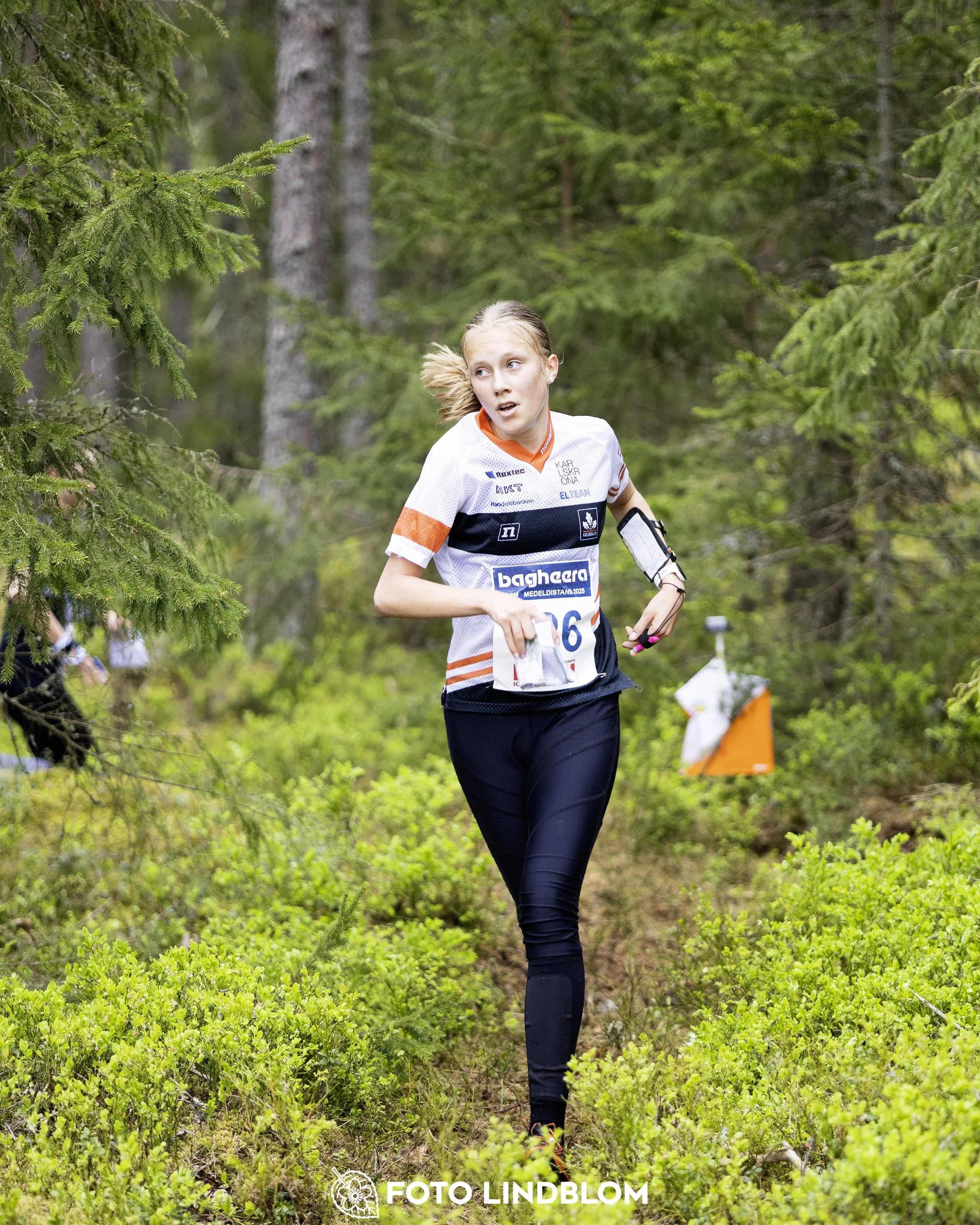 A picture from the Swedish national championship in middle distance orienteering and Swedish league race