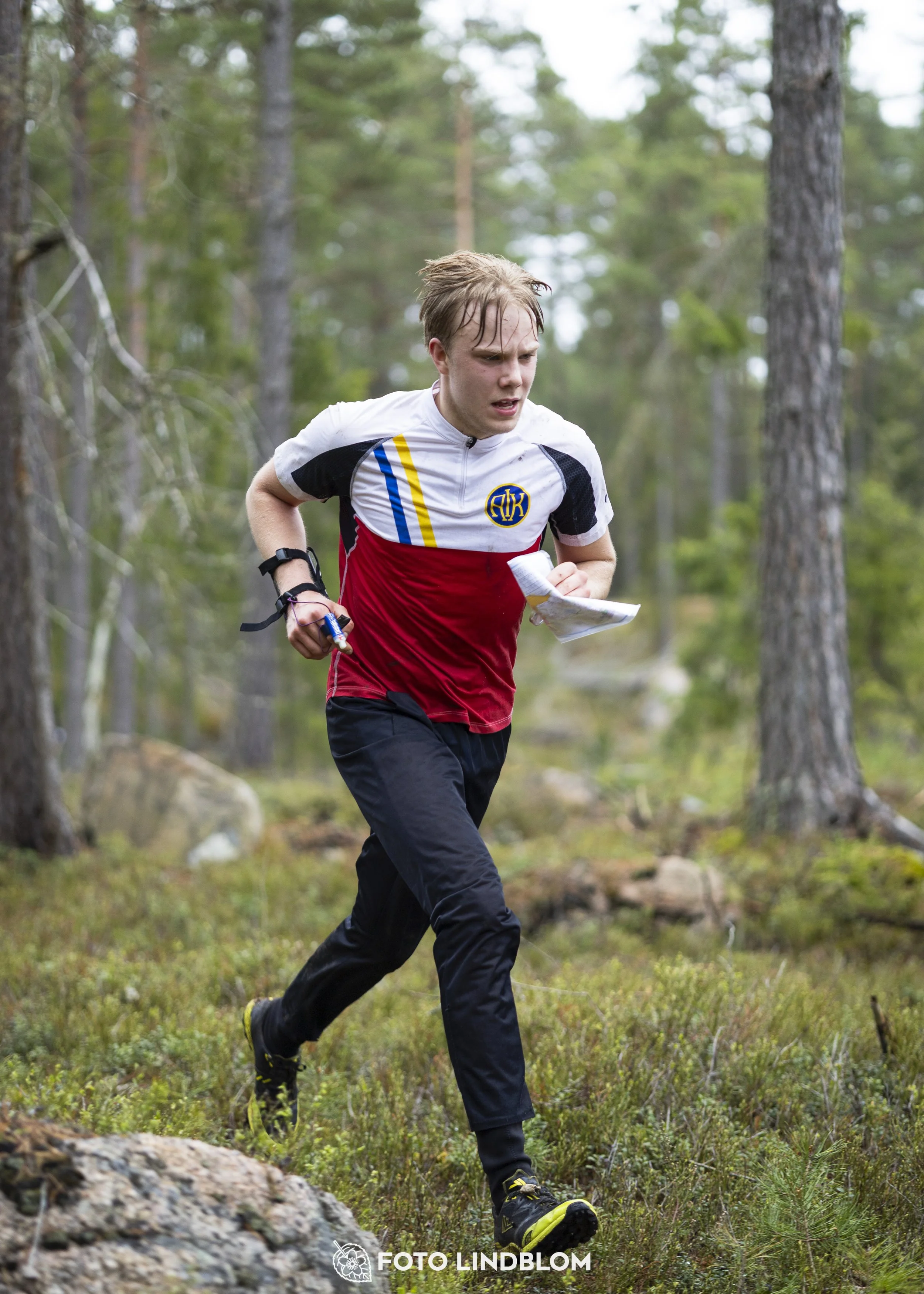 A picture from the orienteering competition "Prästtomtadubbeln"