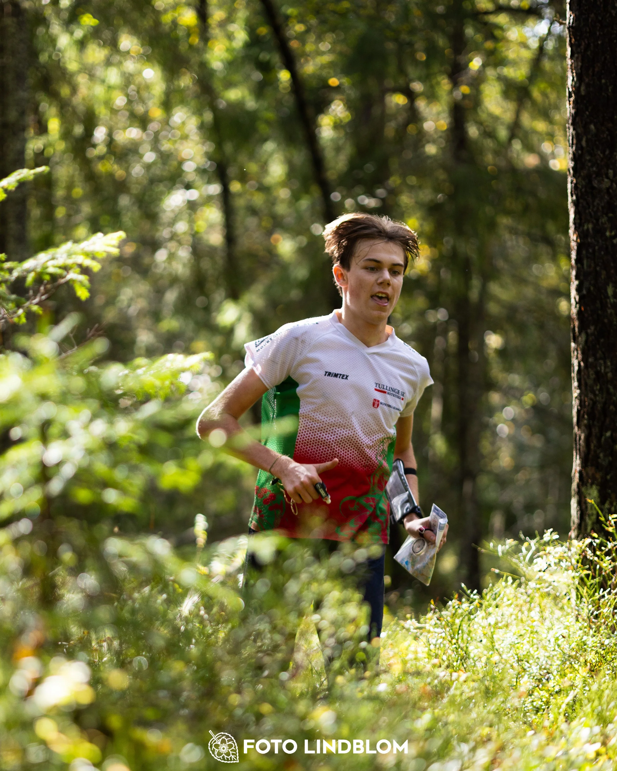 A picture from the Swedish national championship in long distance orienteering and Swedish league race taken by Foto Lindblom