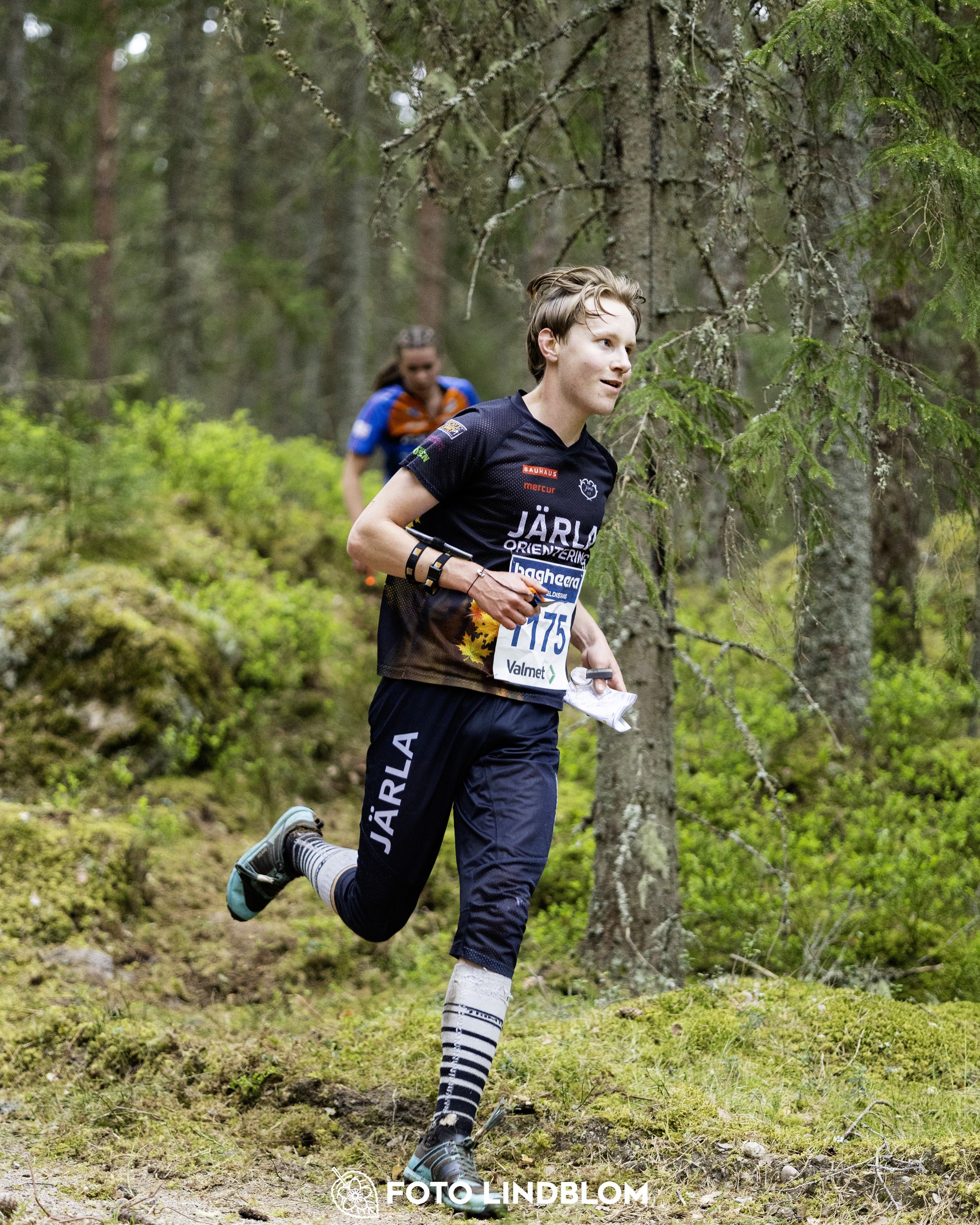 A picture from the Swedish national championship in middle distance orienteering and Swedish league race