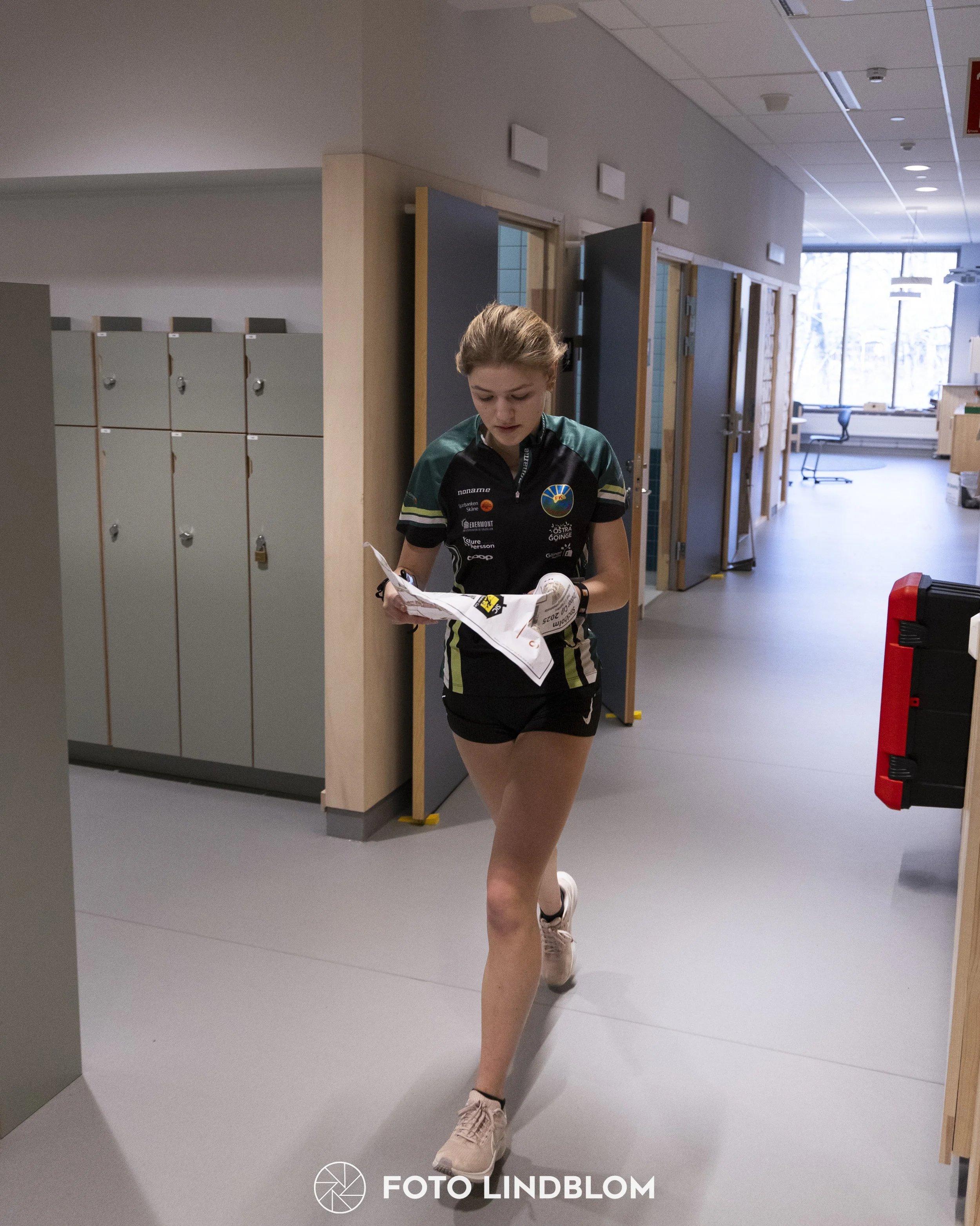 A picture from the orienteering indoor competition "Stockholm Indoor Cup"