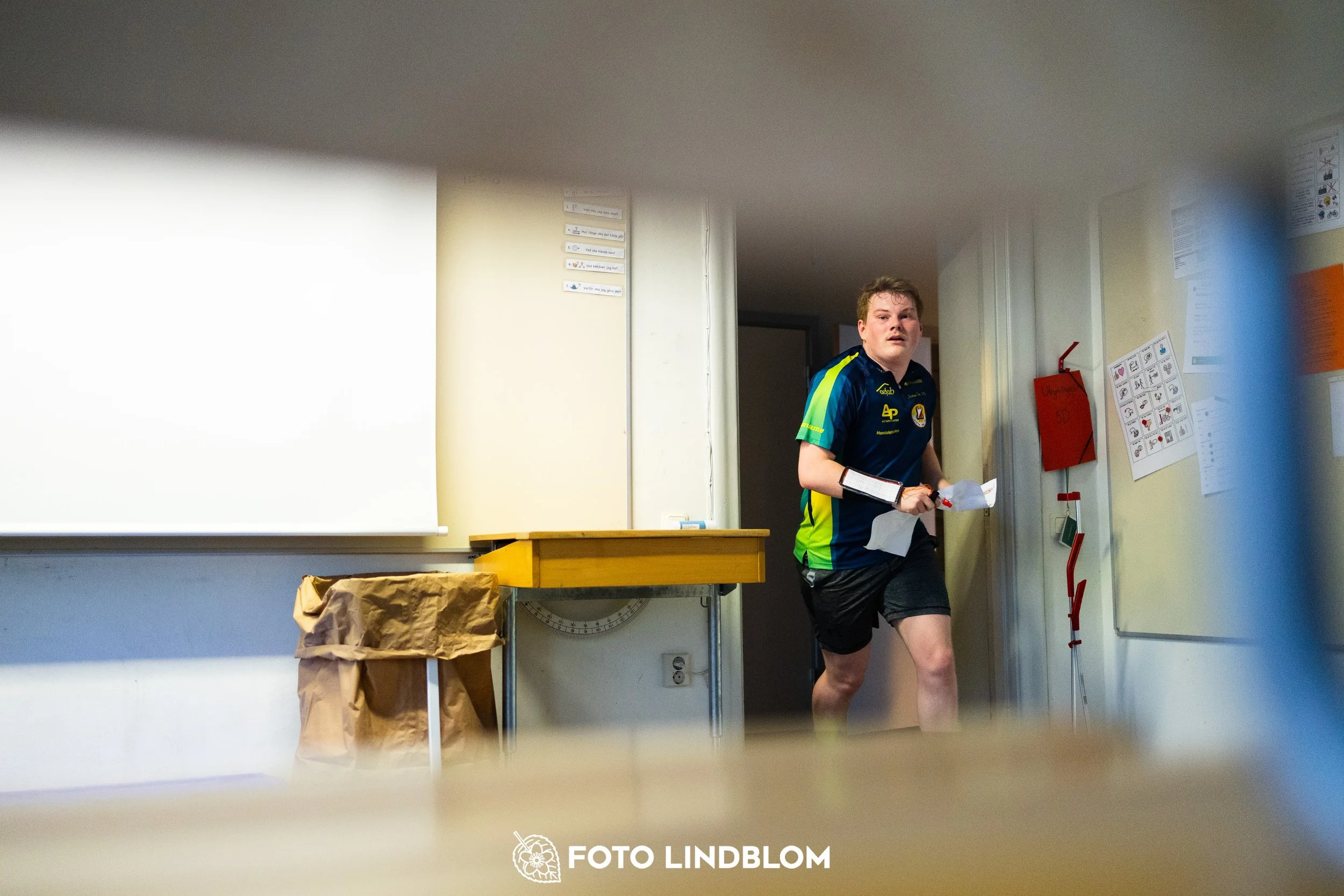 A picture from the indoor orienteering event Viken Indoor taken by Foto Lindblom