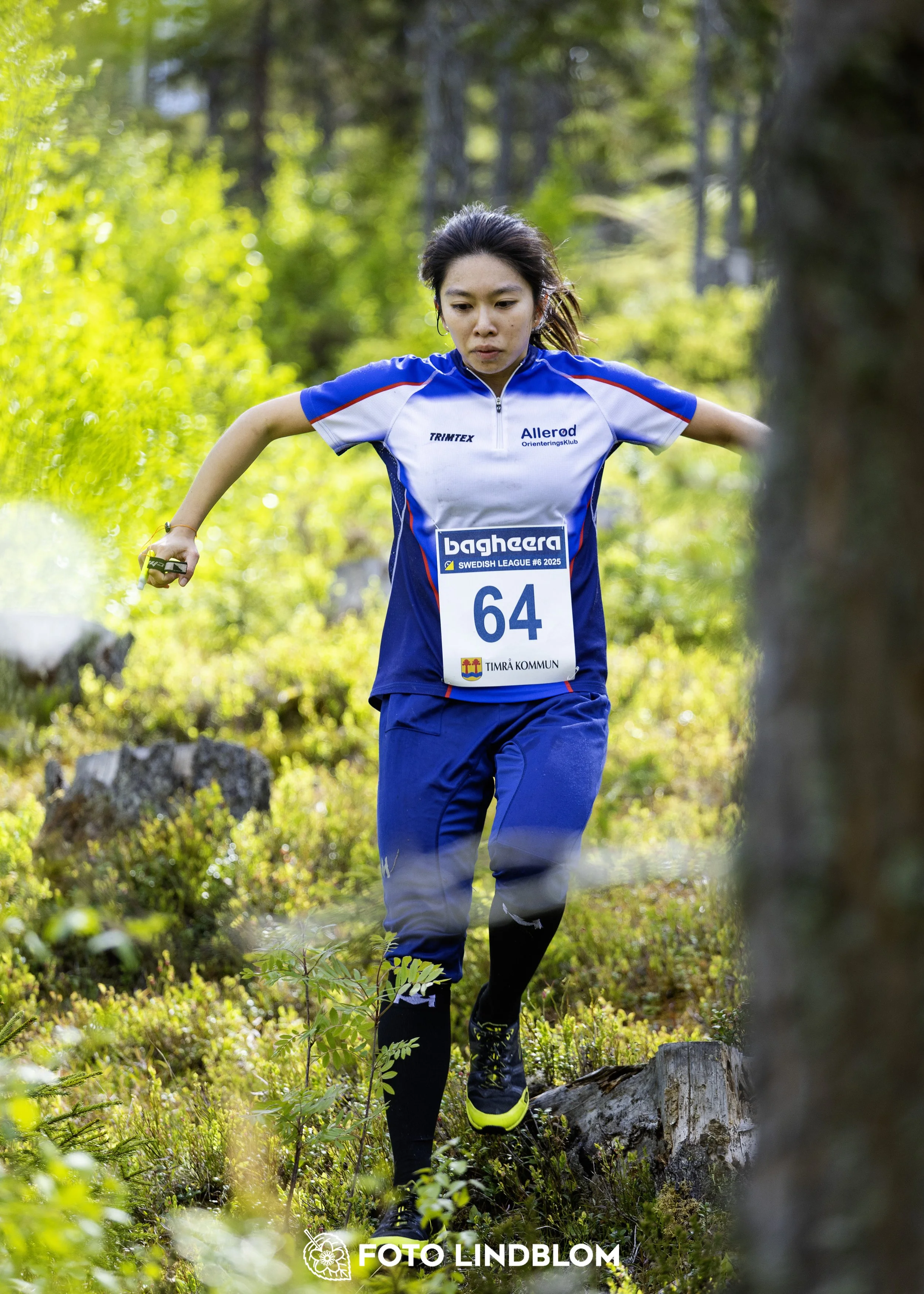 A picture from the sixth stage of the Swedish League orienteering competition