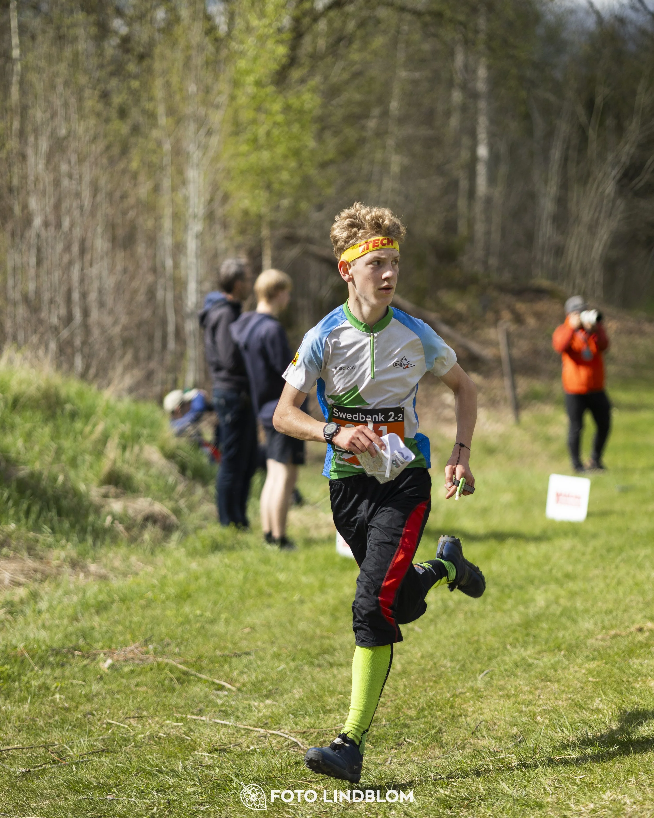 A picture from the youth relay at 10-Mila orienteering competition
