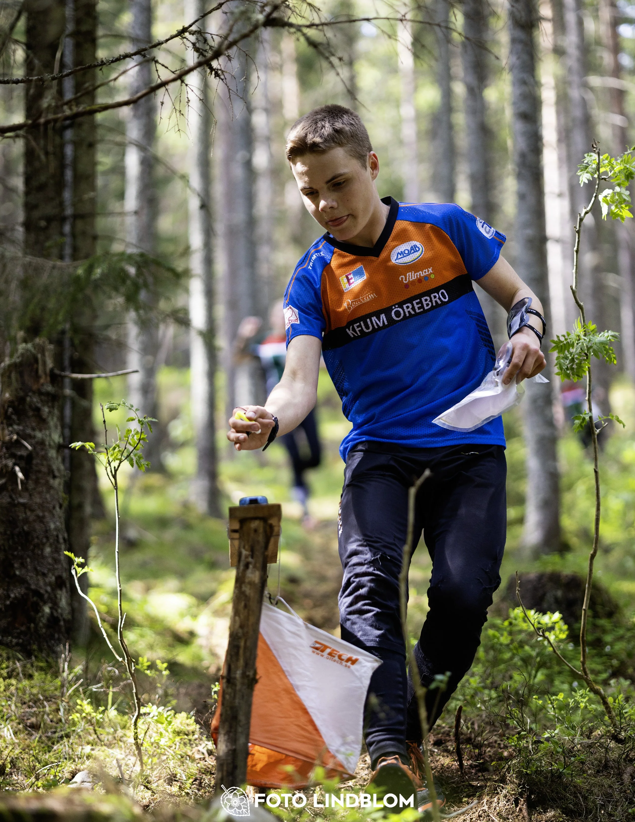 A picture from the seventh stage of the Swedish League orienteering competition