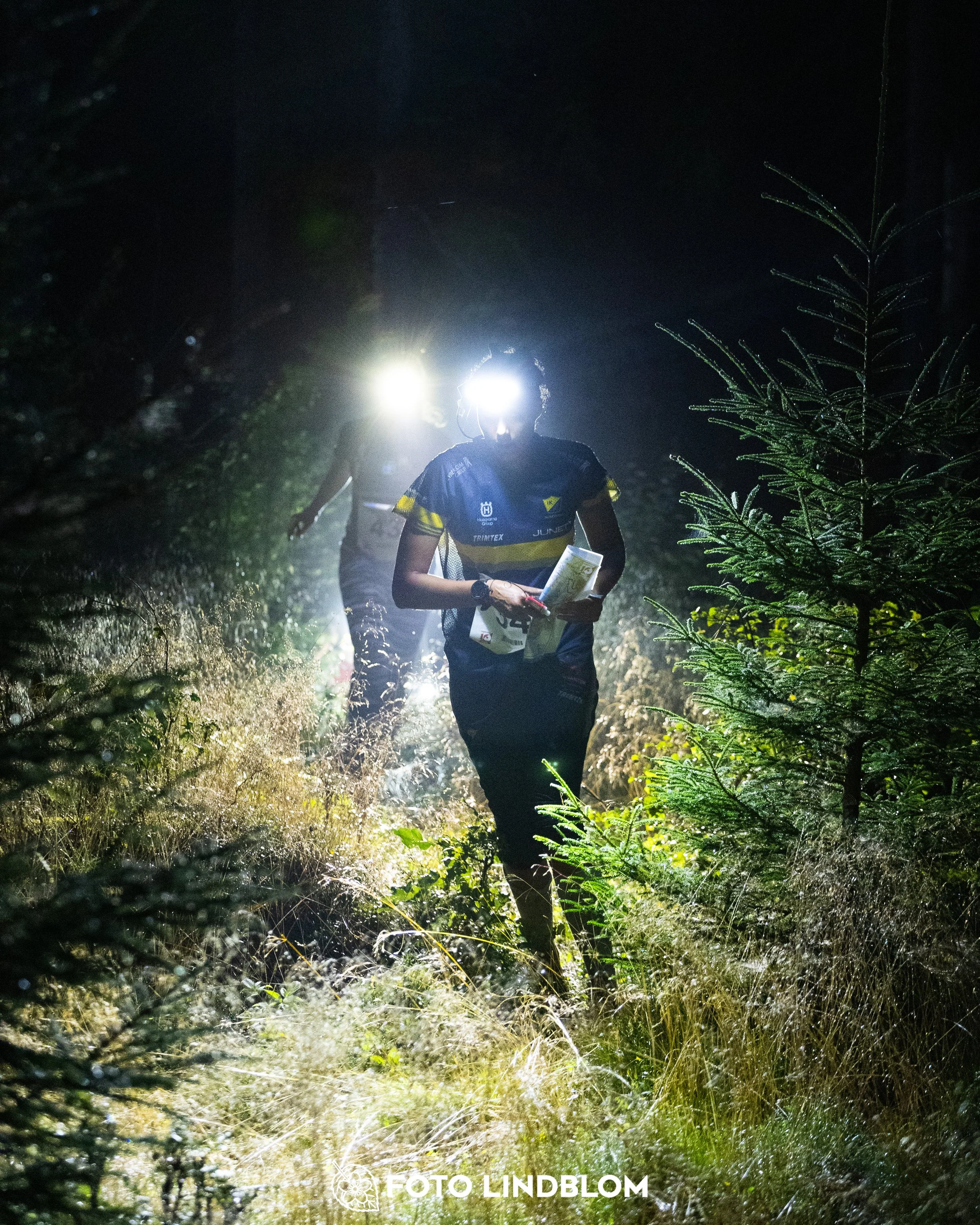 A picture from the youth 10 mila orienteering competition taken by Foto Lindblom