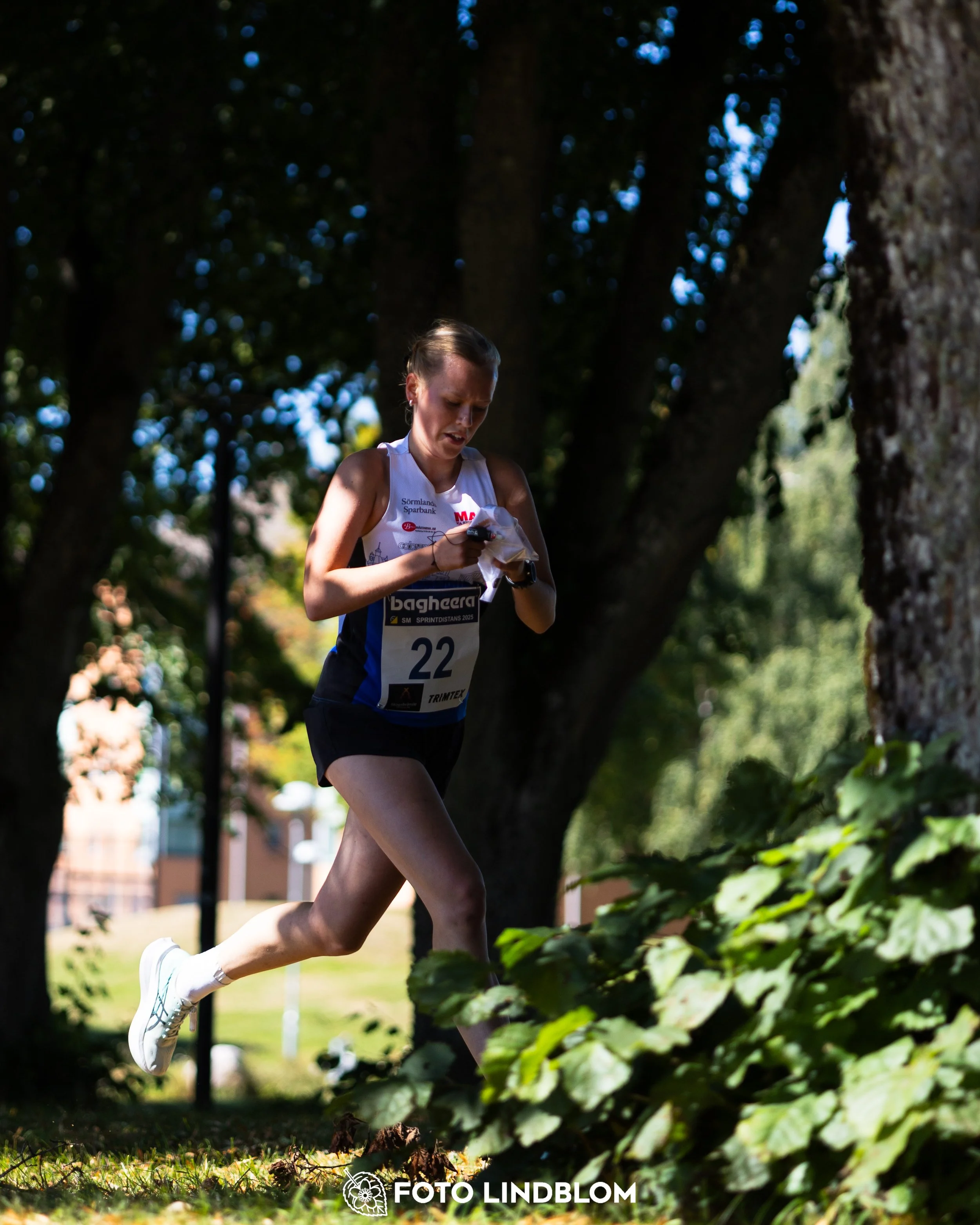 A picture from the Swedish national championship in knock out orienteering  taken by Foto Lindblom
