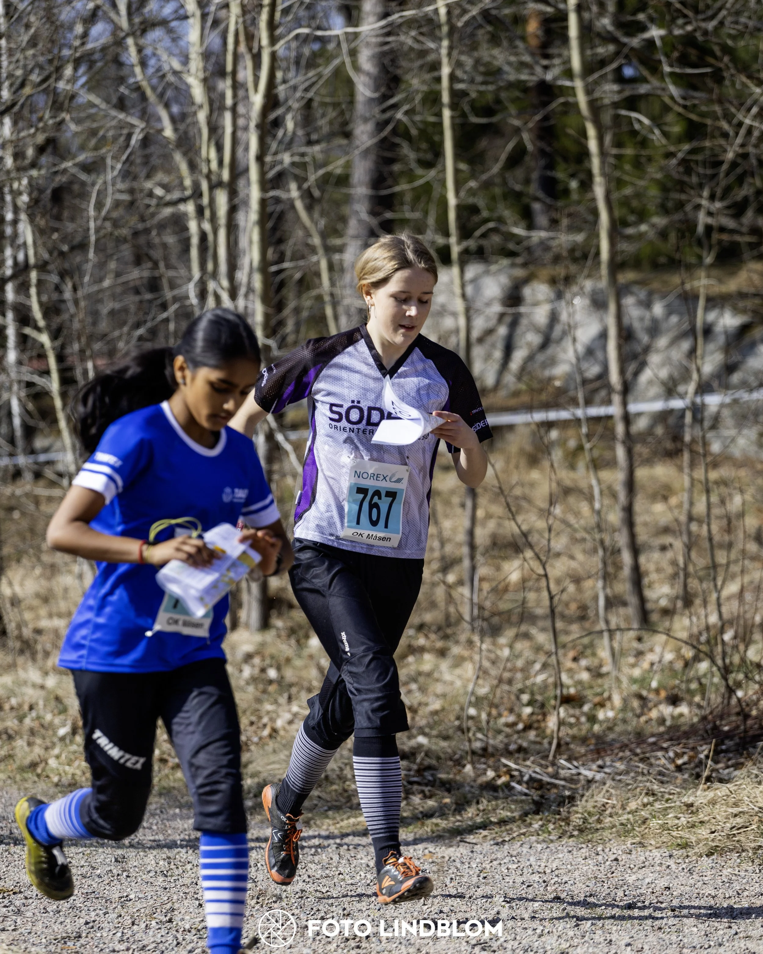 A picture from the orienteering relay competition "Måsen Staffeten"