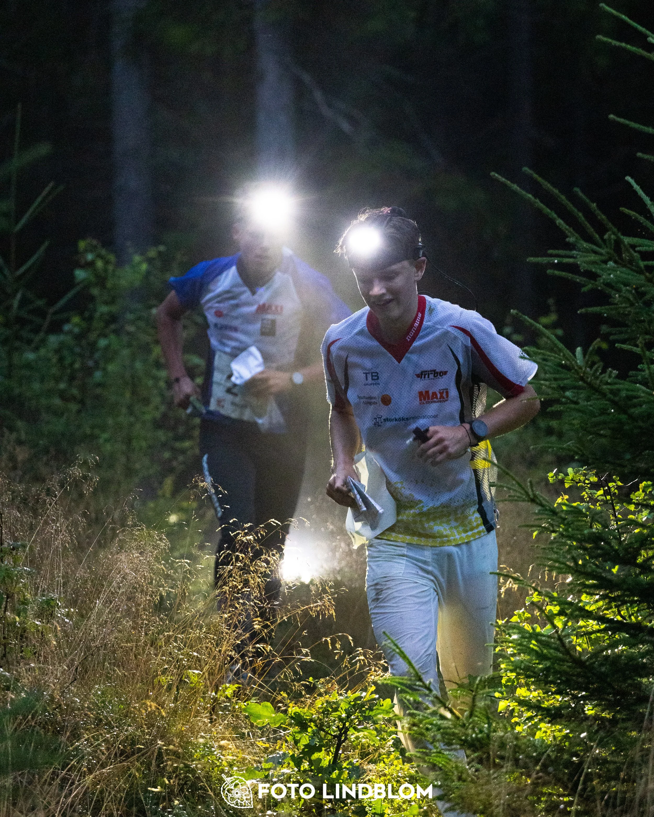 A picture from the youth 10 mila orienteering competition taken by Foto Lindblom