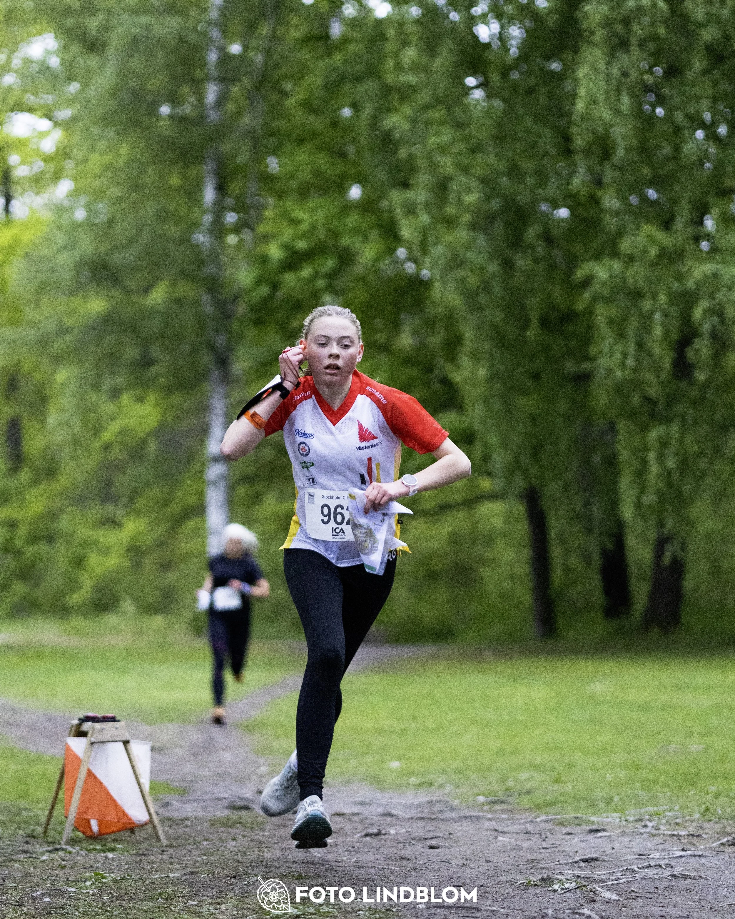 A picture from the secund stage of the Stockholm City Cup sprint orienteering competition