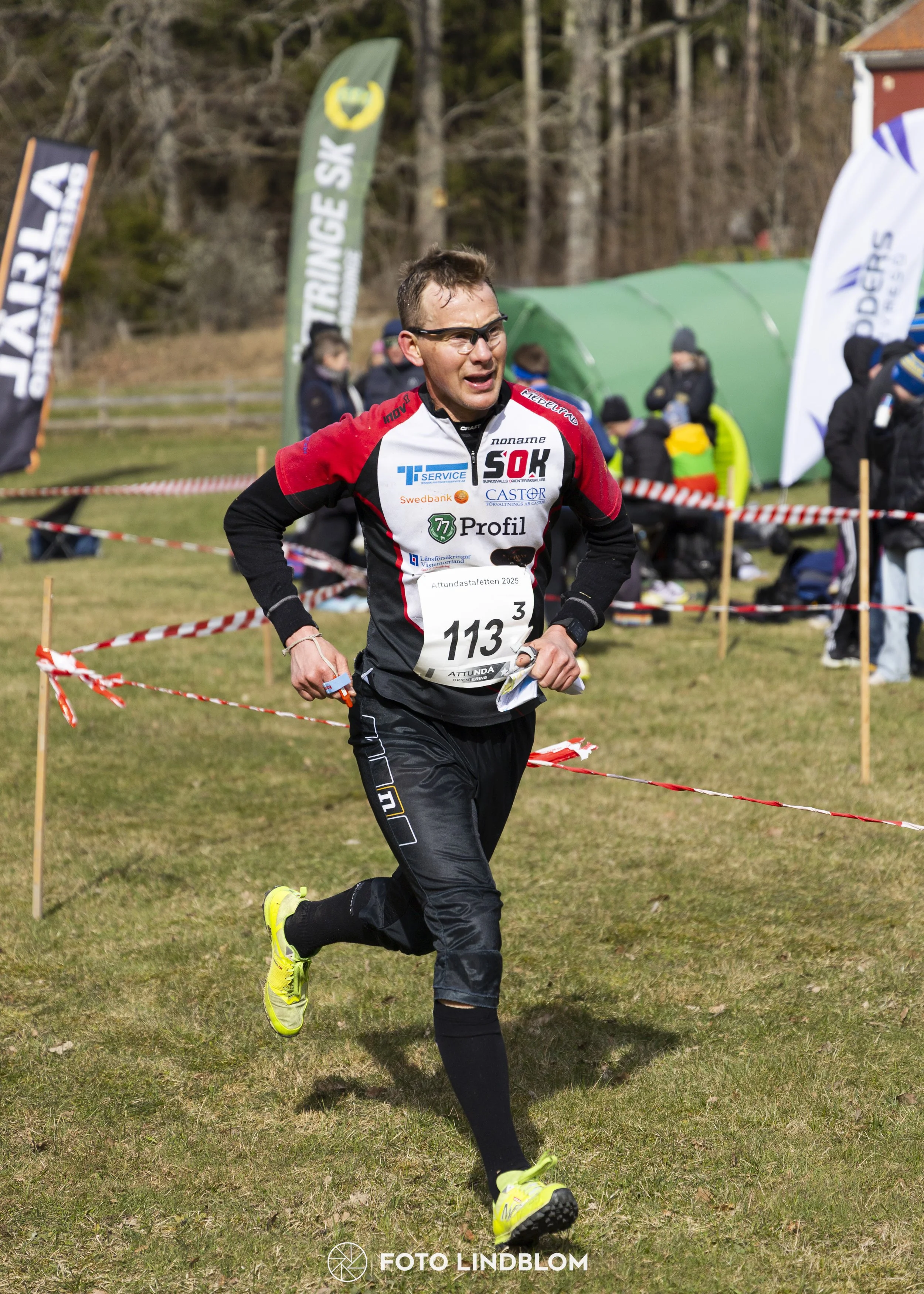 A picture from the orienteering relay competition "Attundastafetten"