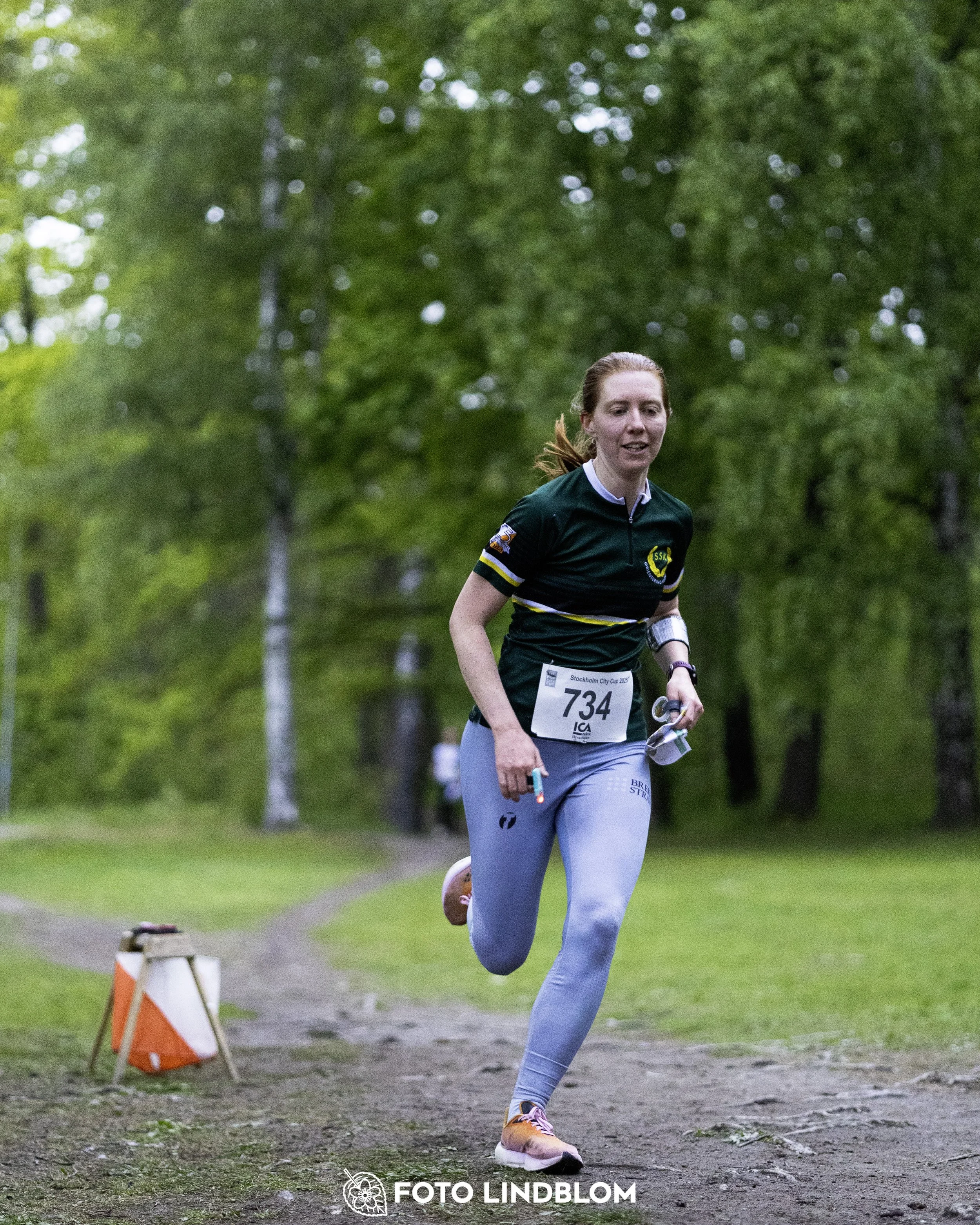 A picture from the secund stage of the Stockholm City Cup sprint orienteering competition