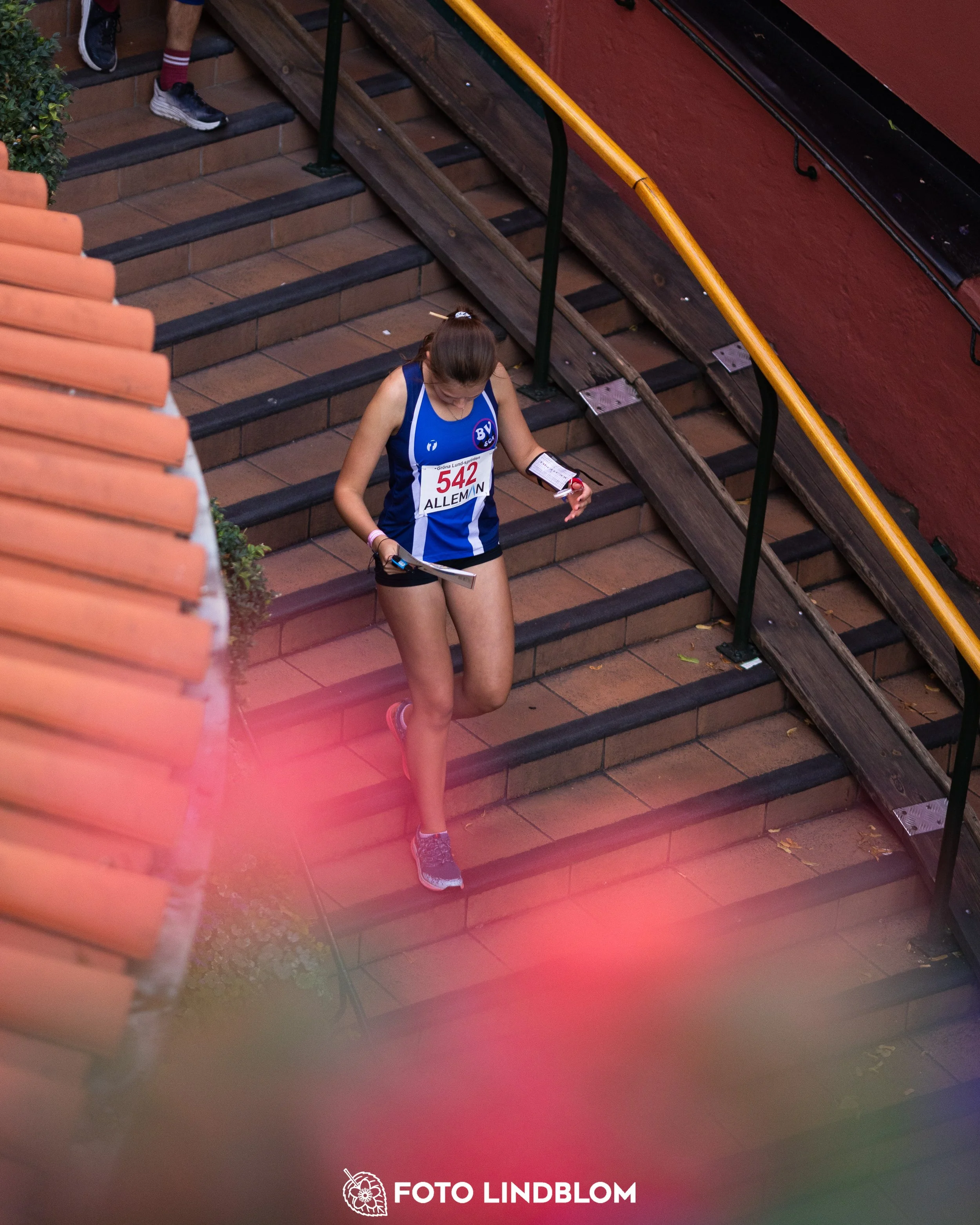 A picture from the orienteering event called Gröna Lund Sprinten taken by Foto Lindblom