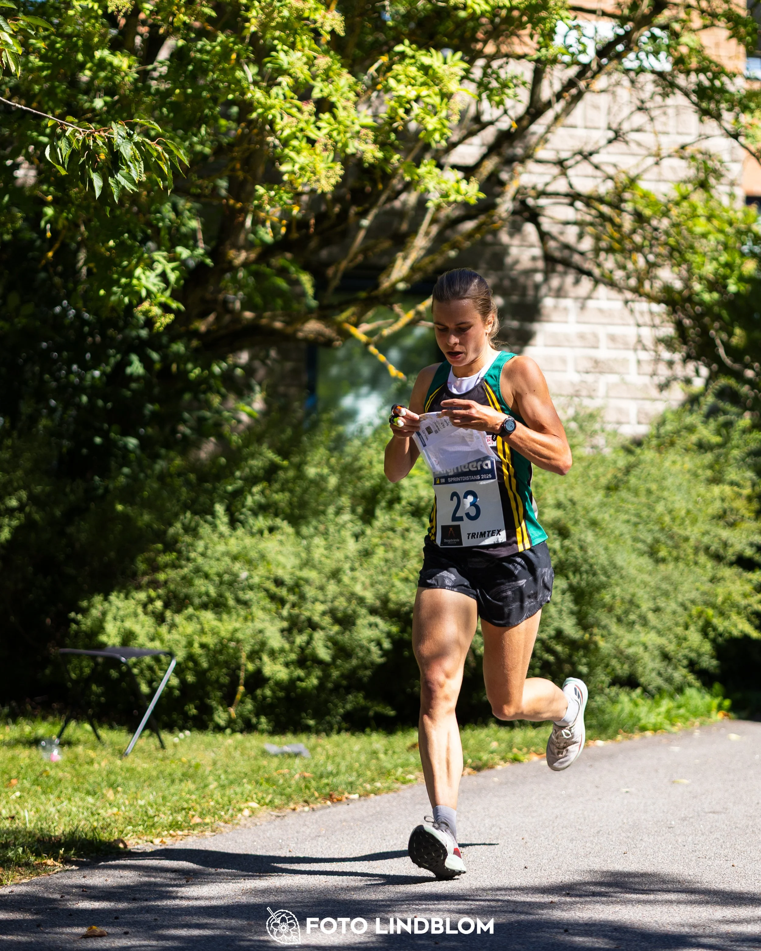 A picture from the Swedish national championship in knock out orienteering  taken by Foto Lindblom