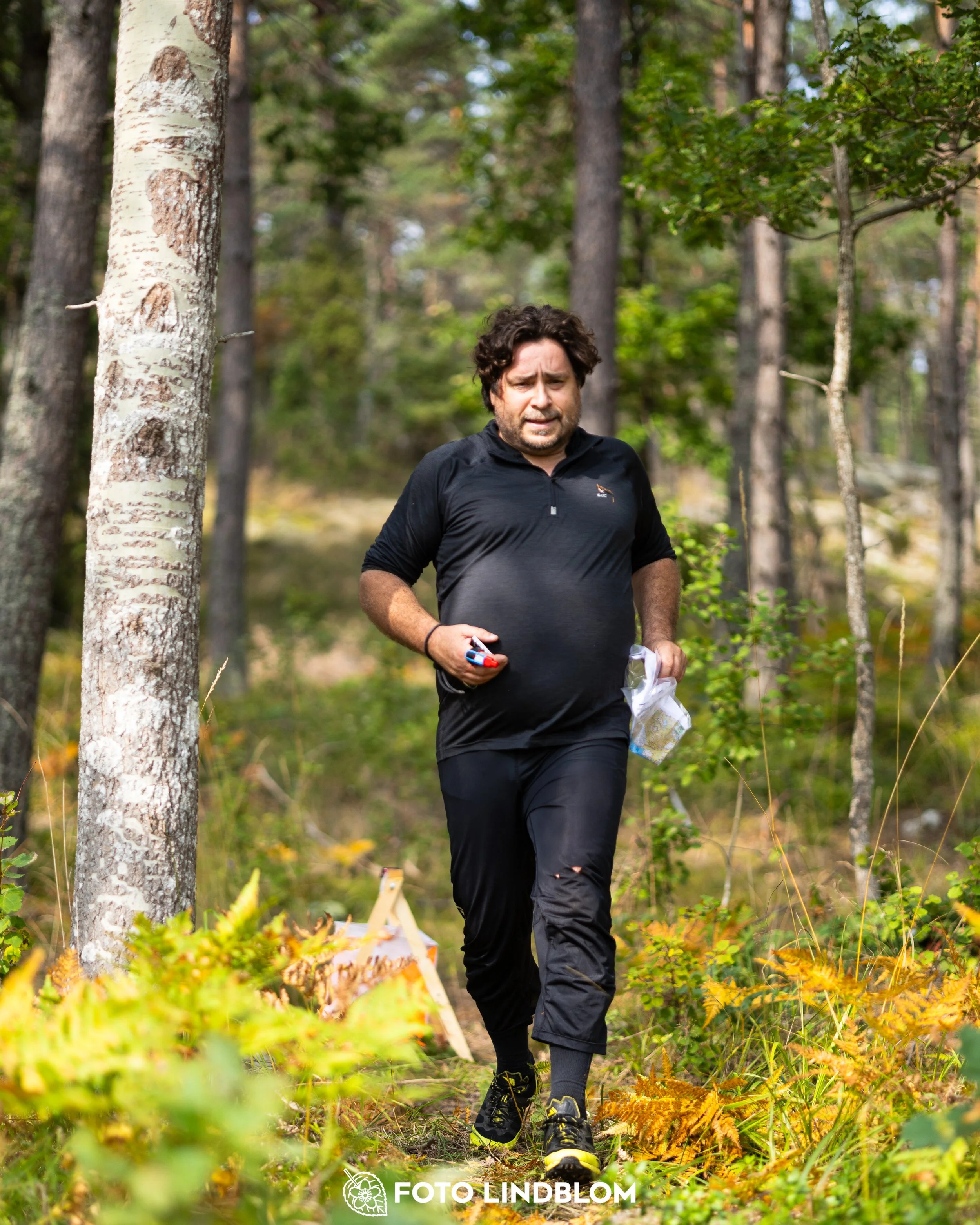 A picture from the Stockholm district championship in middle distance orienteering taken by Foto Lindblom
