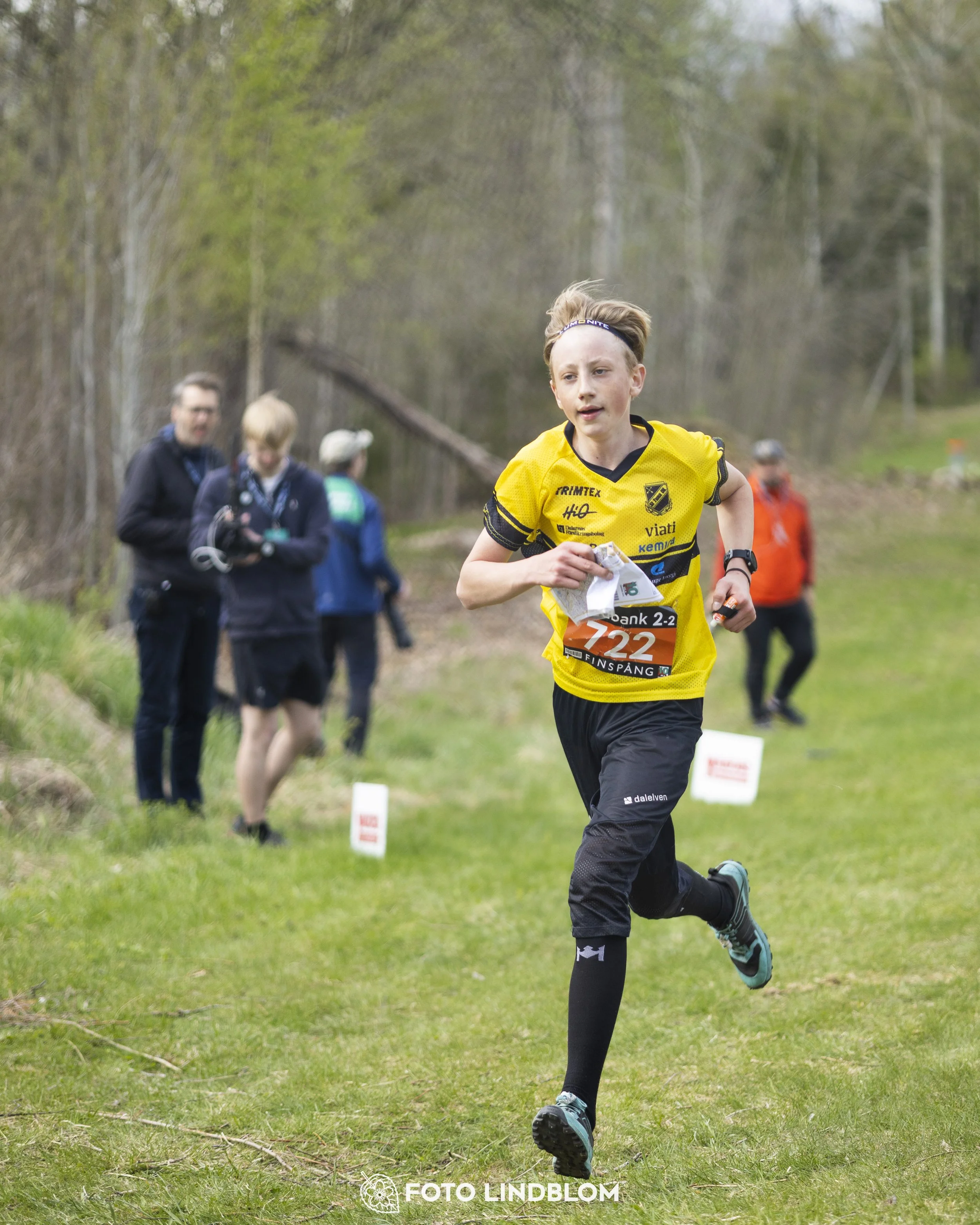 A picture from the youth relay at 10-Mila orienteering competition