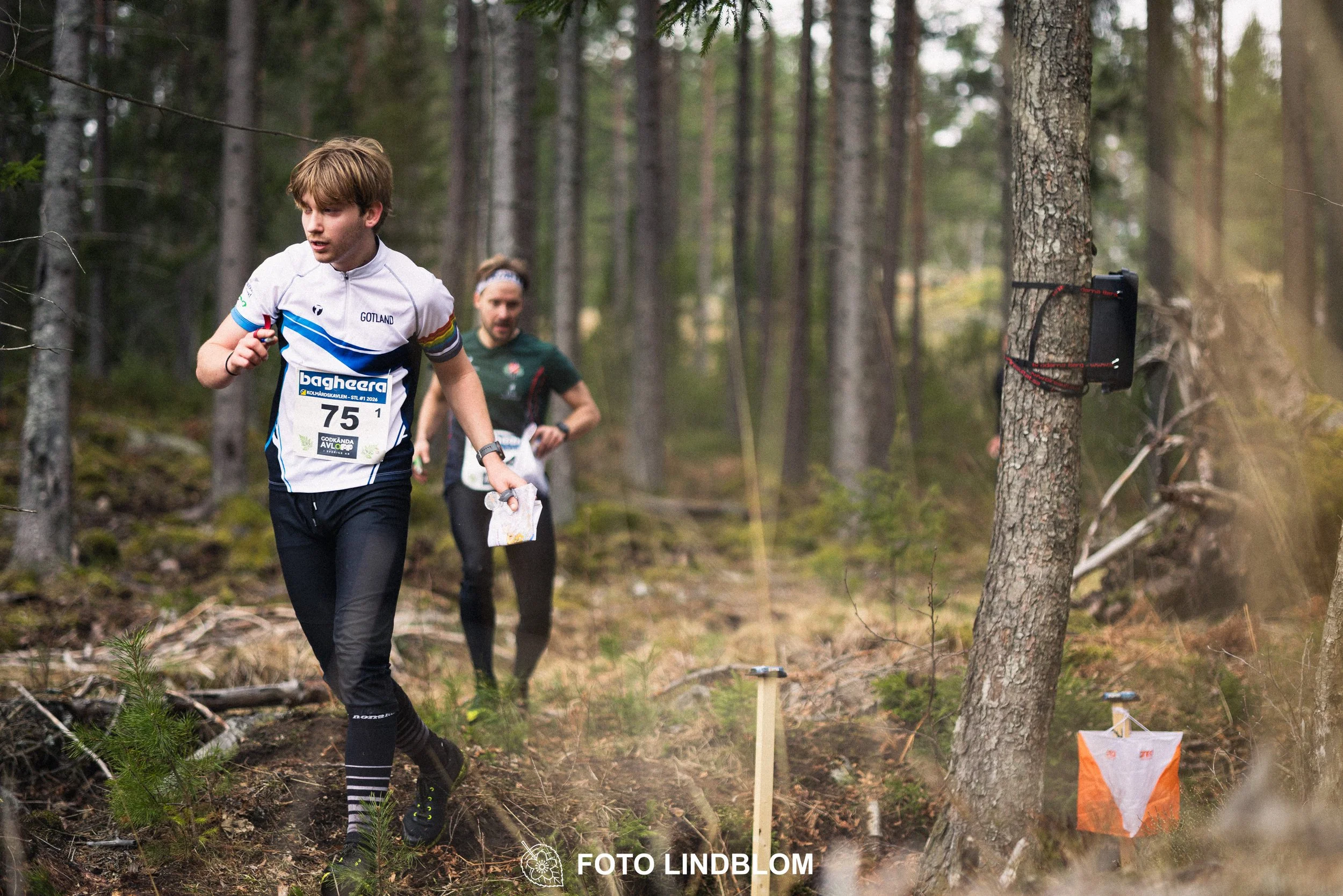 A photo from Kolmårdskavlen during the Swedish relay league 2026, captured by Foto Lindblom.