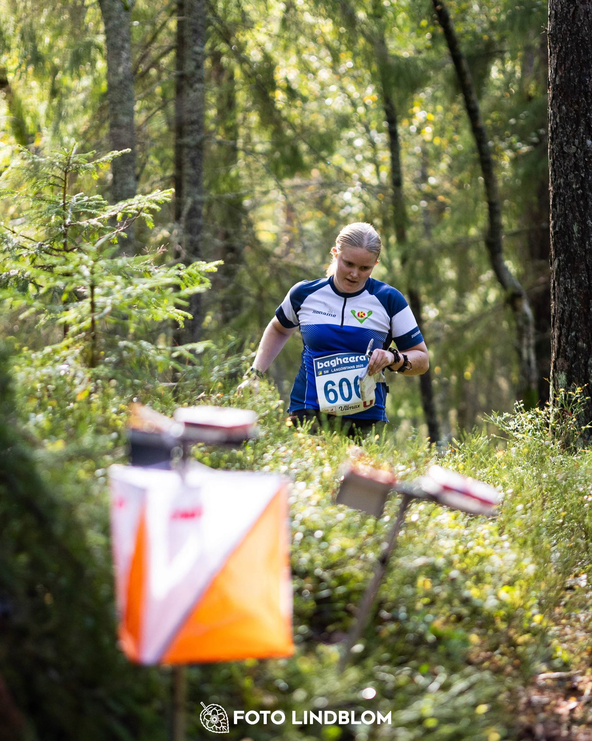 A picture from the Swedish national championship in long distance orienteering and Swedish league race taken by Foto Lindblom