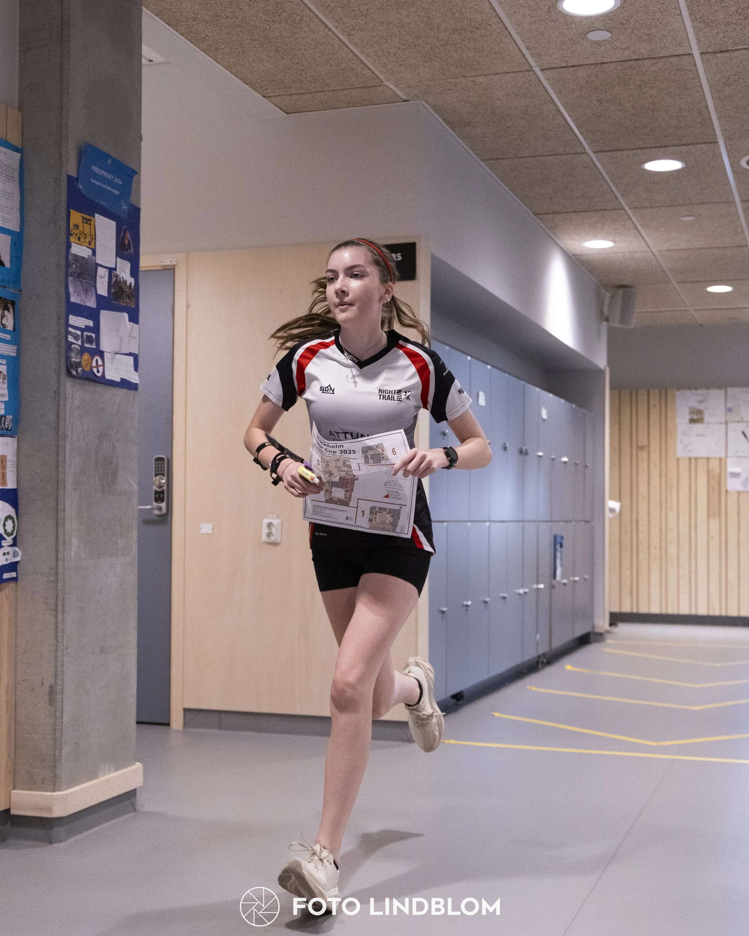 A picture from the orienteering indoor competition "Stockholm Indoor Cup"